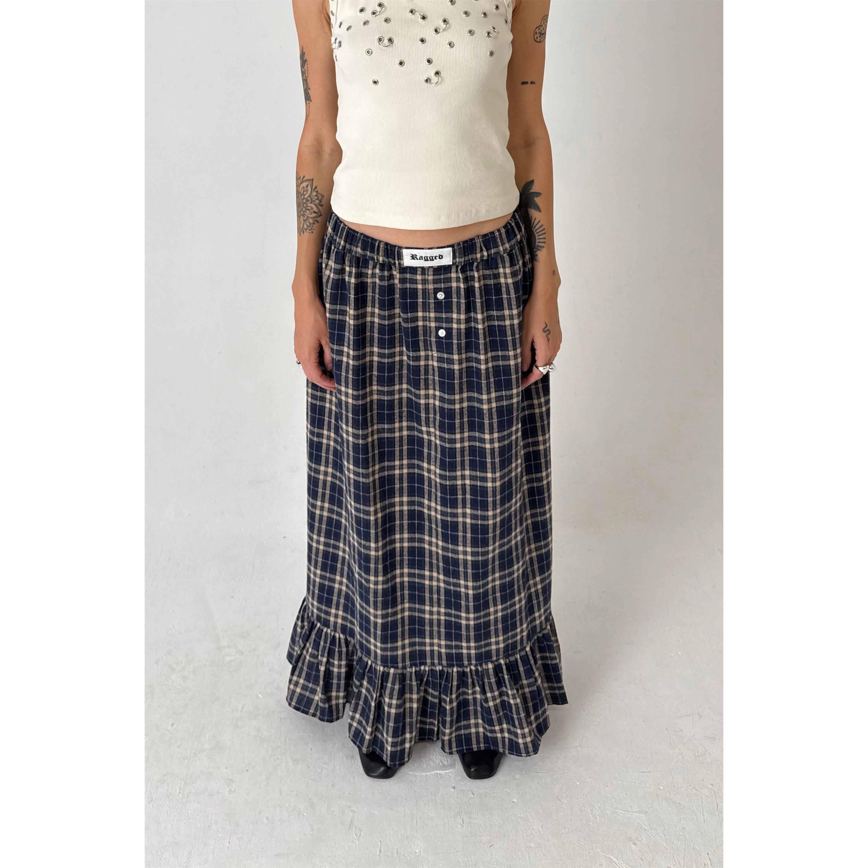 Blue - The Ragged Priest - Women's Maxi Skirt - 3