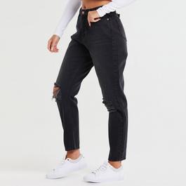 SikSilk Mom Jeans Womens