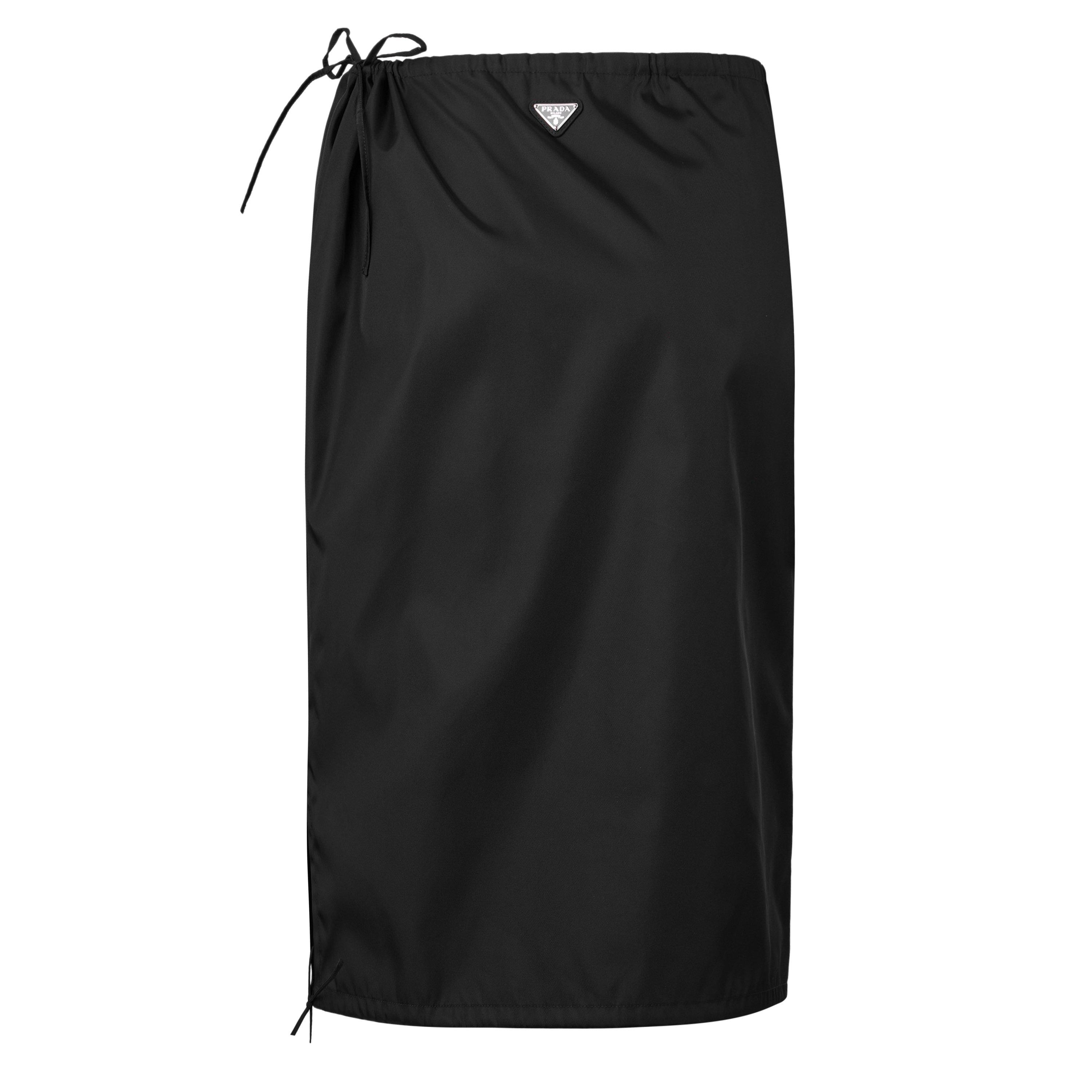 Nero - Prada - Prada Midi Skirt Ld64 - 2
