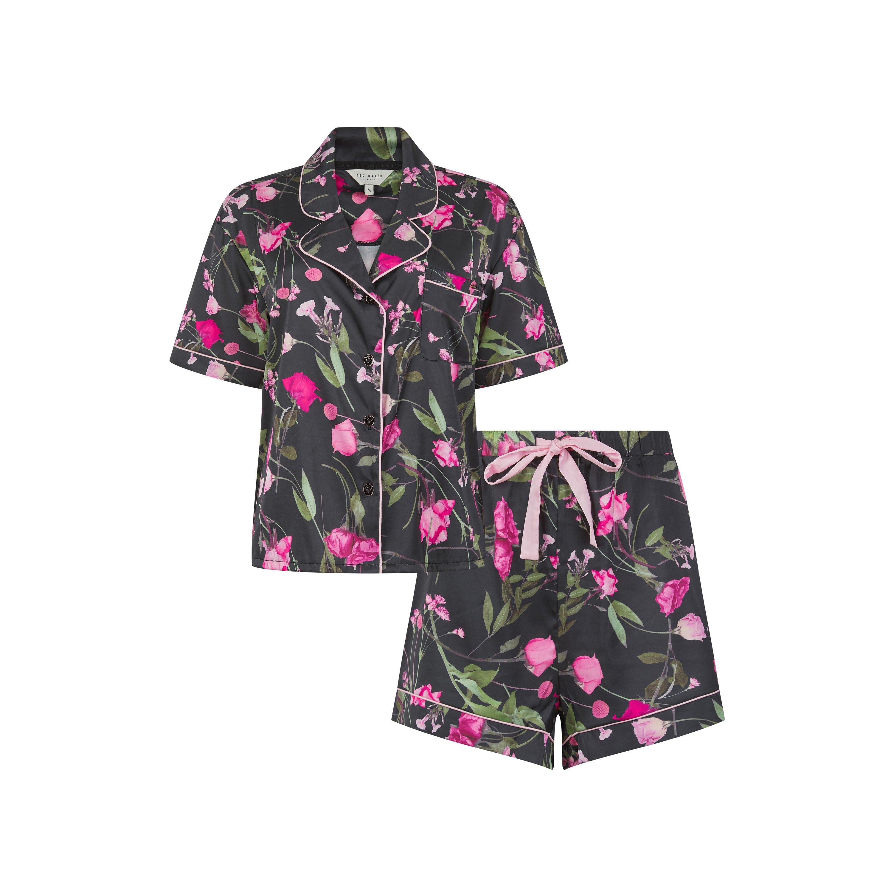 Black Floral - Ted Baker - Ted Bak Penny PJ Set Ld61 - 2