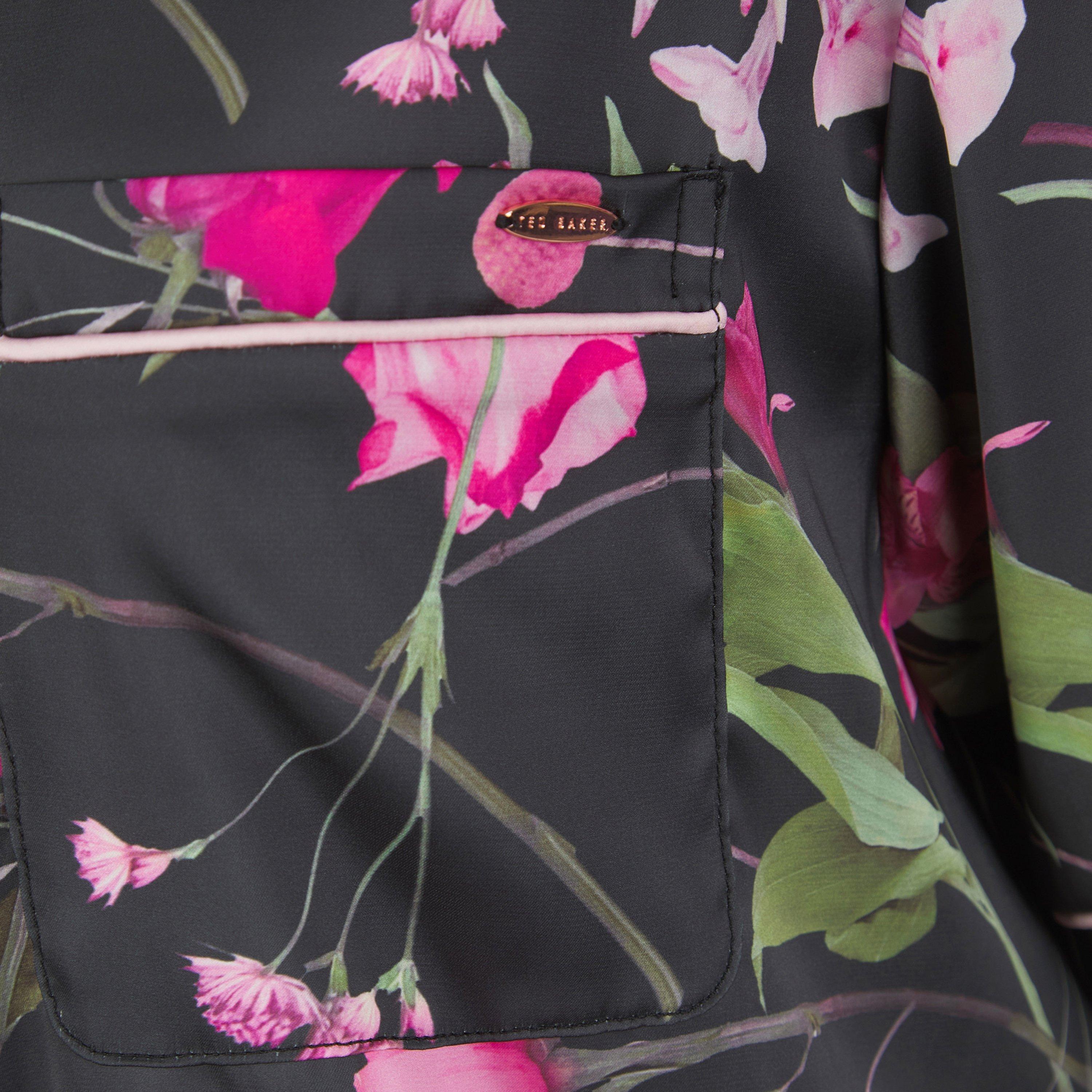 Black Floral - Ted Baker - Ted Bak Penny PJ Set Ld61 - 3