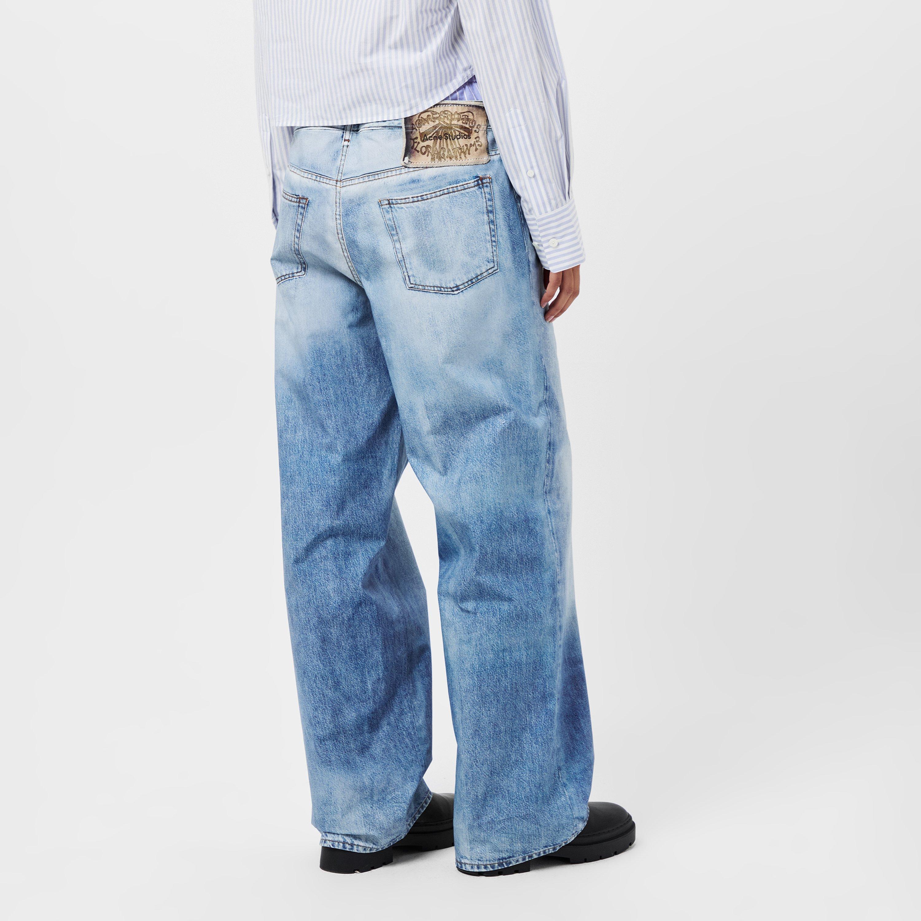 Light Blue - Acne Studios - Women's Wide Leg Jeans - 4