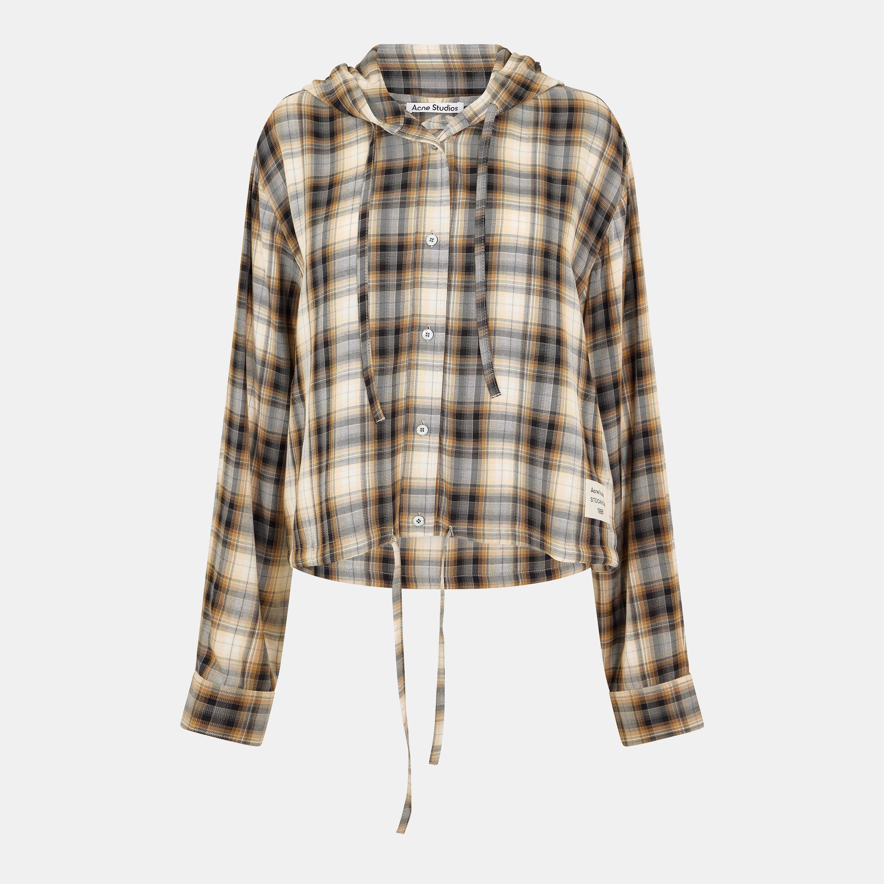 Acne Studios Women's Long-Sleeve Patterned Shirt