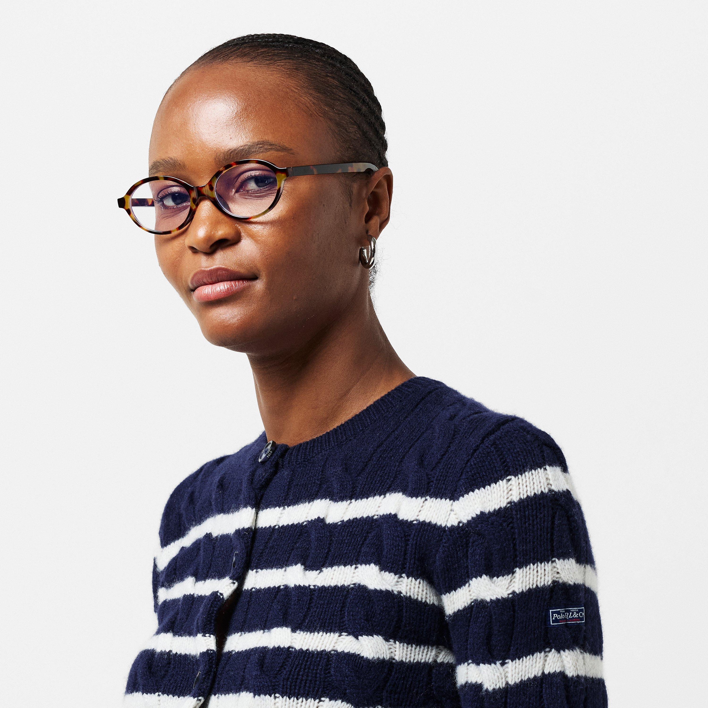 Navy/Cream - Ralph Lauren - Women's Cardigan - 5