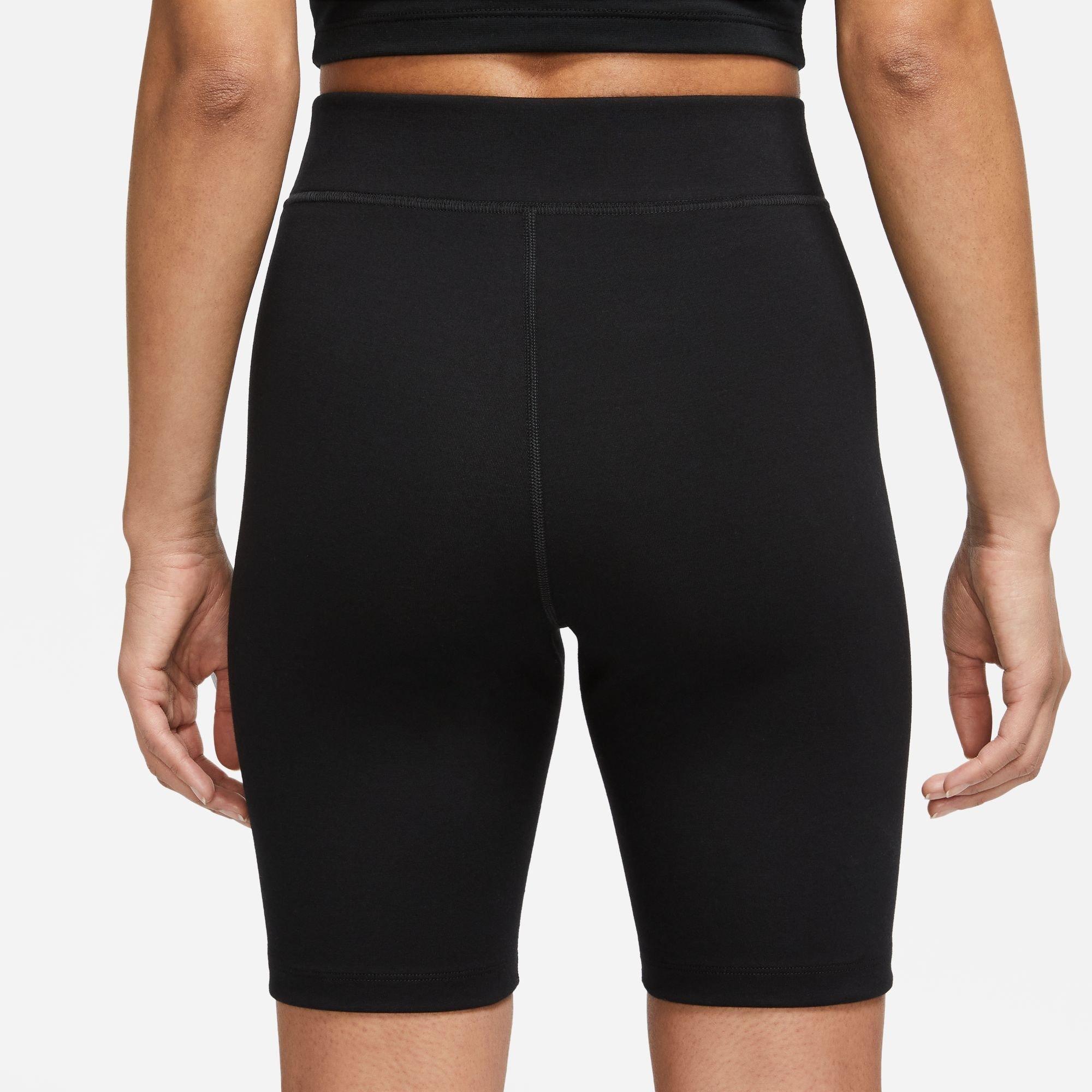 Black/Sail - Nike - Women's Classic 8 Inch Biker Cycling Shorts - 2