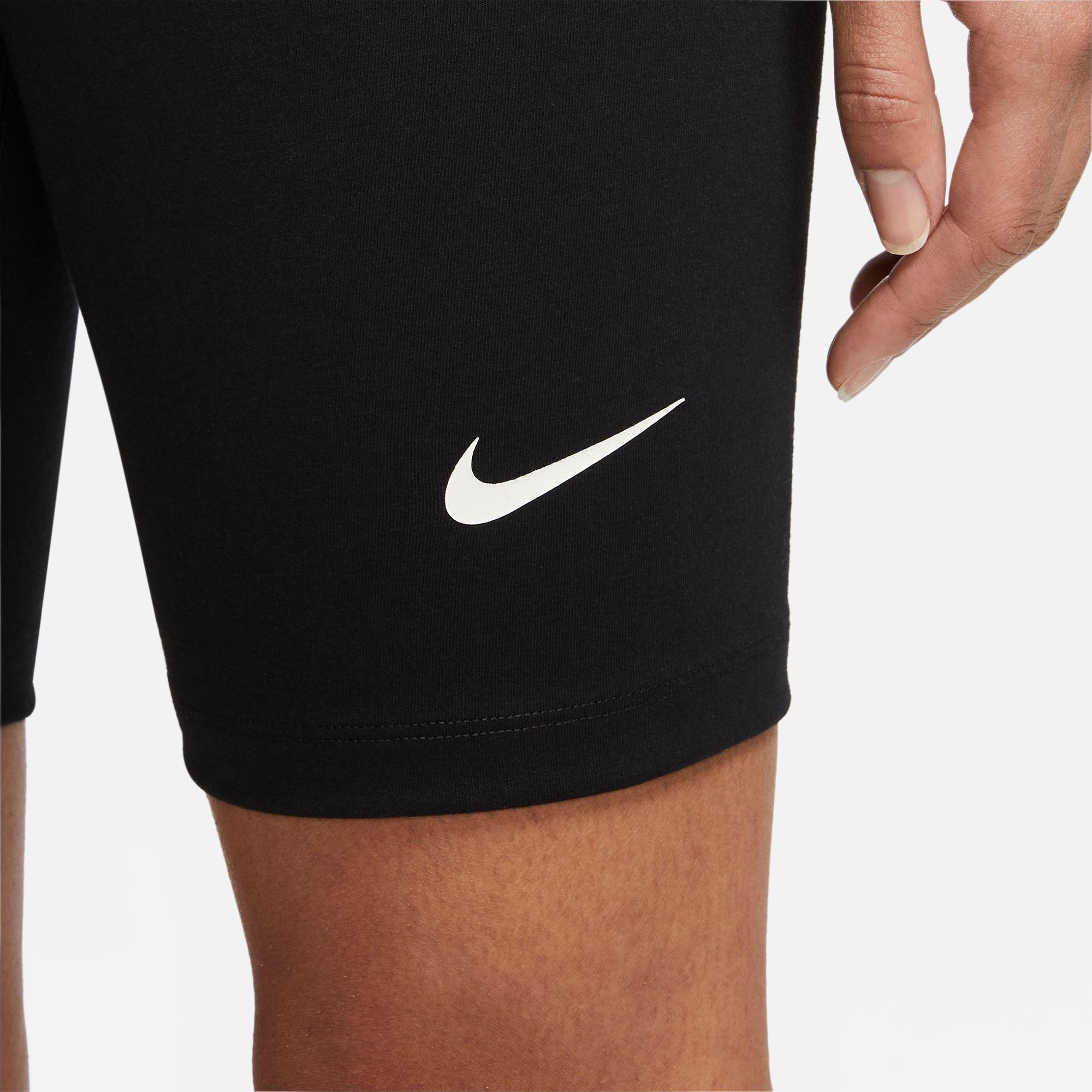 Black/Sail - Nike - Women's Classic 8 Inch Biker Cycling Shorts - 4