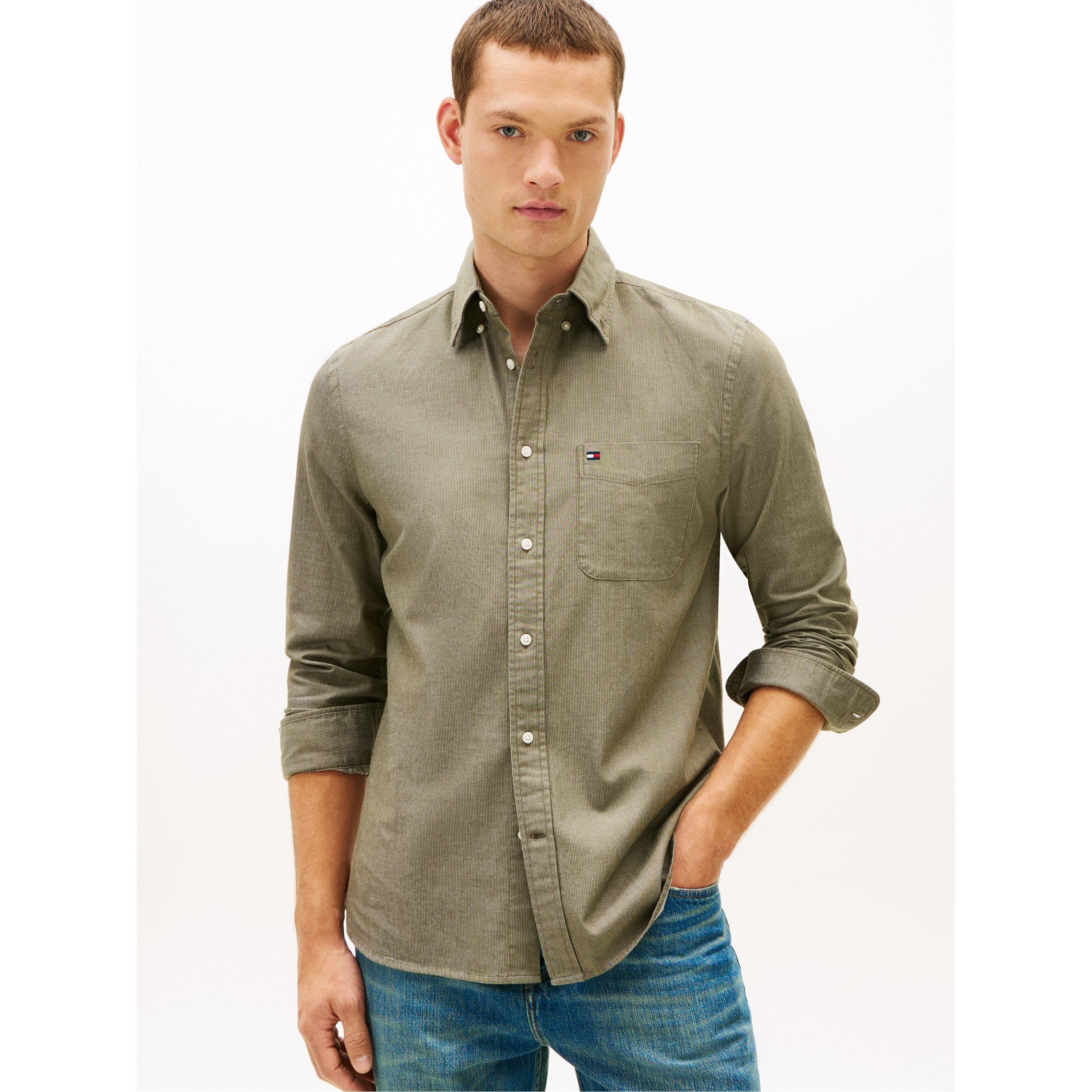 Utility Olive - Tommy Hilfiger - Tommy Bedford Shirt Sn61 - 2