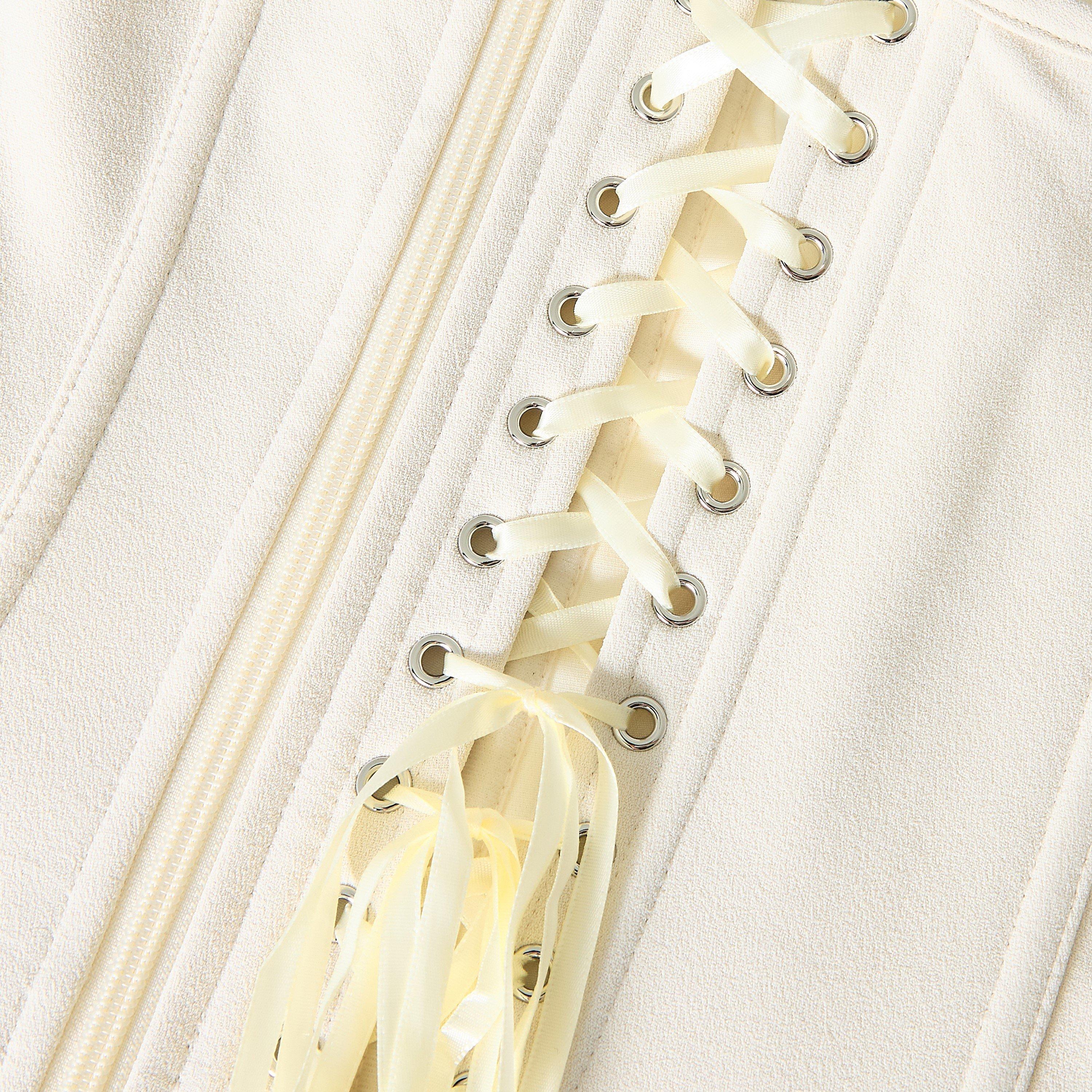 Off White - Mars The Label - Women's Contour Corset Top - 5