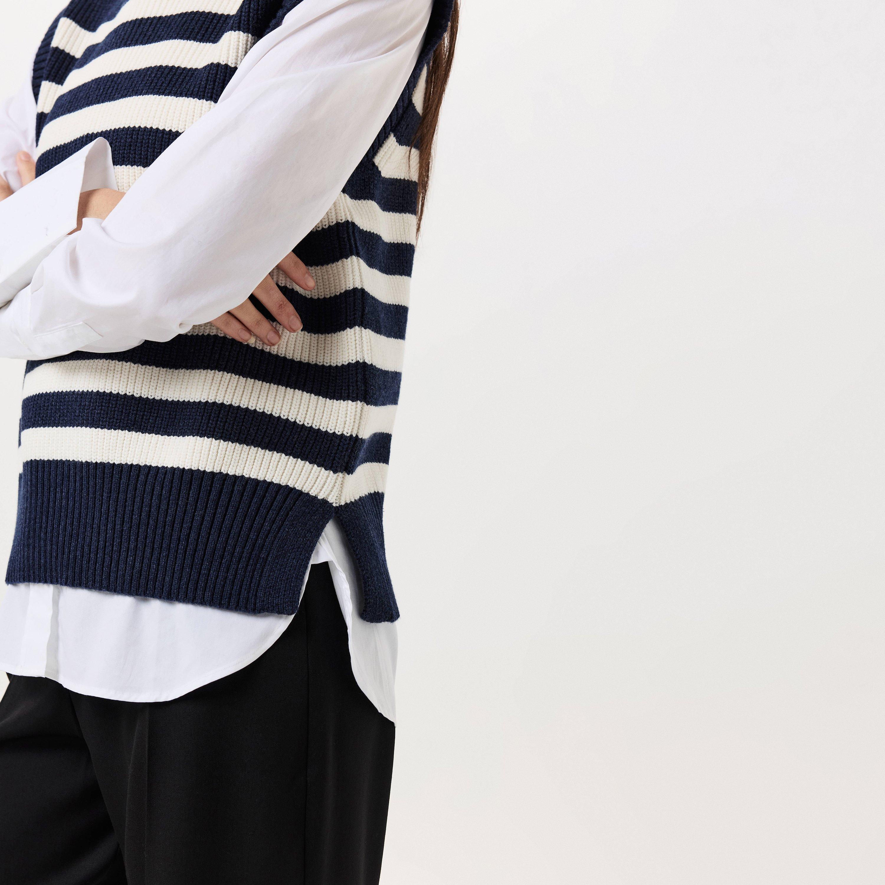 Navy - Finery - Women's Lexi Knitted Sweater Vest - 5