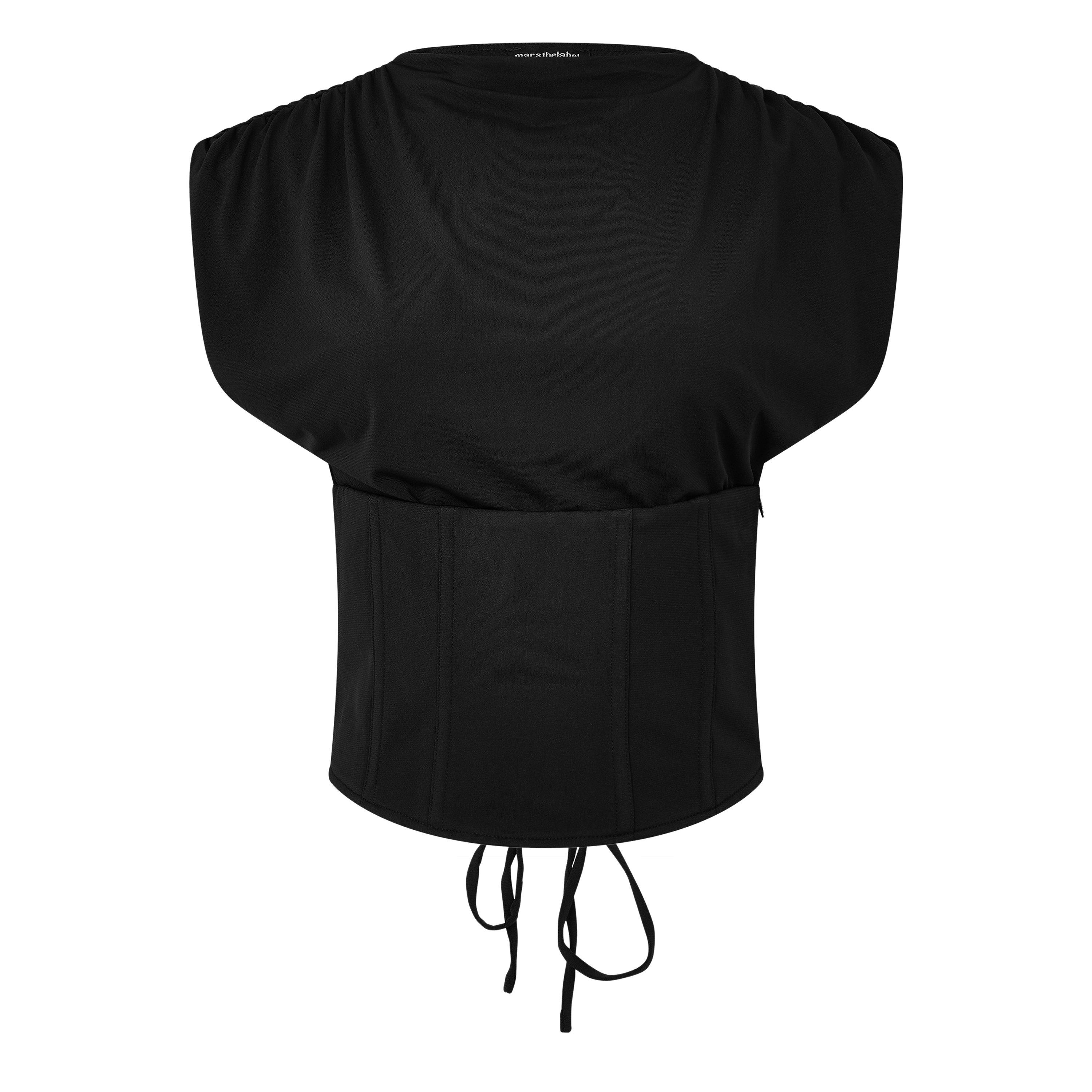 Black - Mars The Label - Women's Sandra Corset Top - 1
