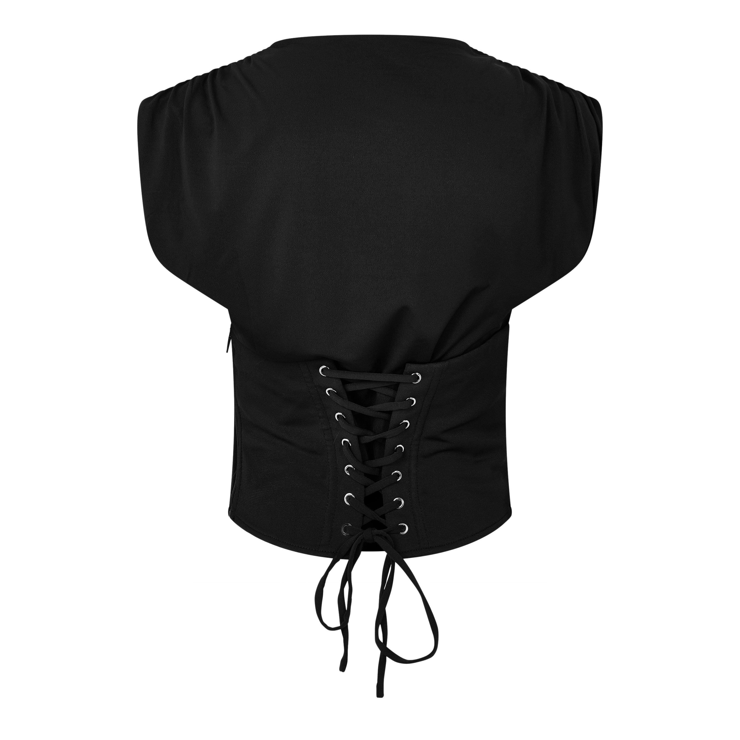 Black - Mars The Label - Women's Sandra Corset Top - 2