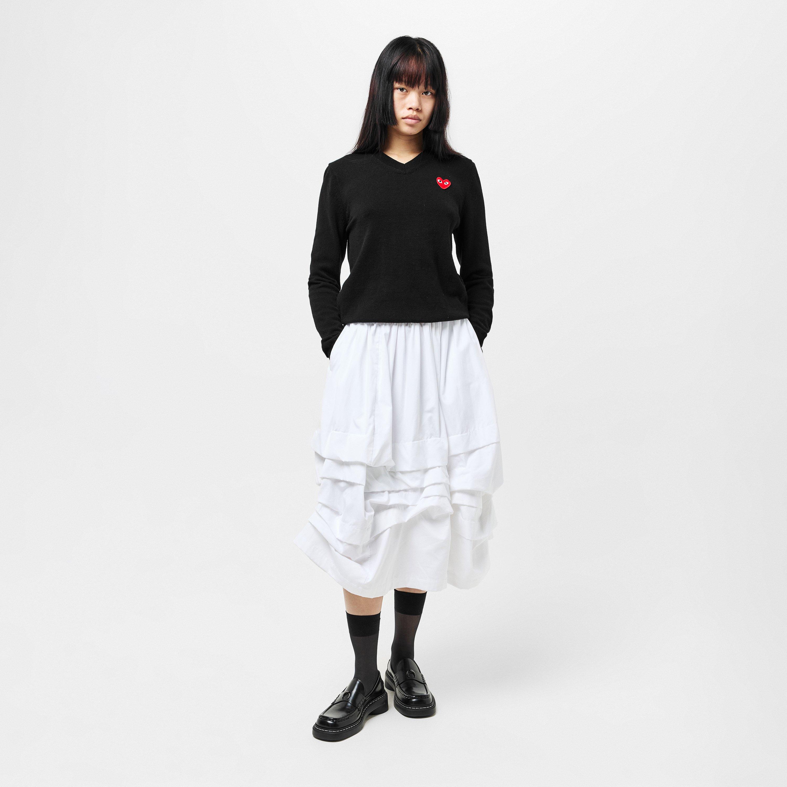Black - Comme des Garcons PLAY - Women's Jumper - 6