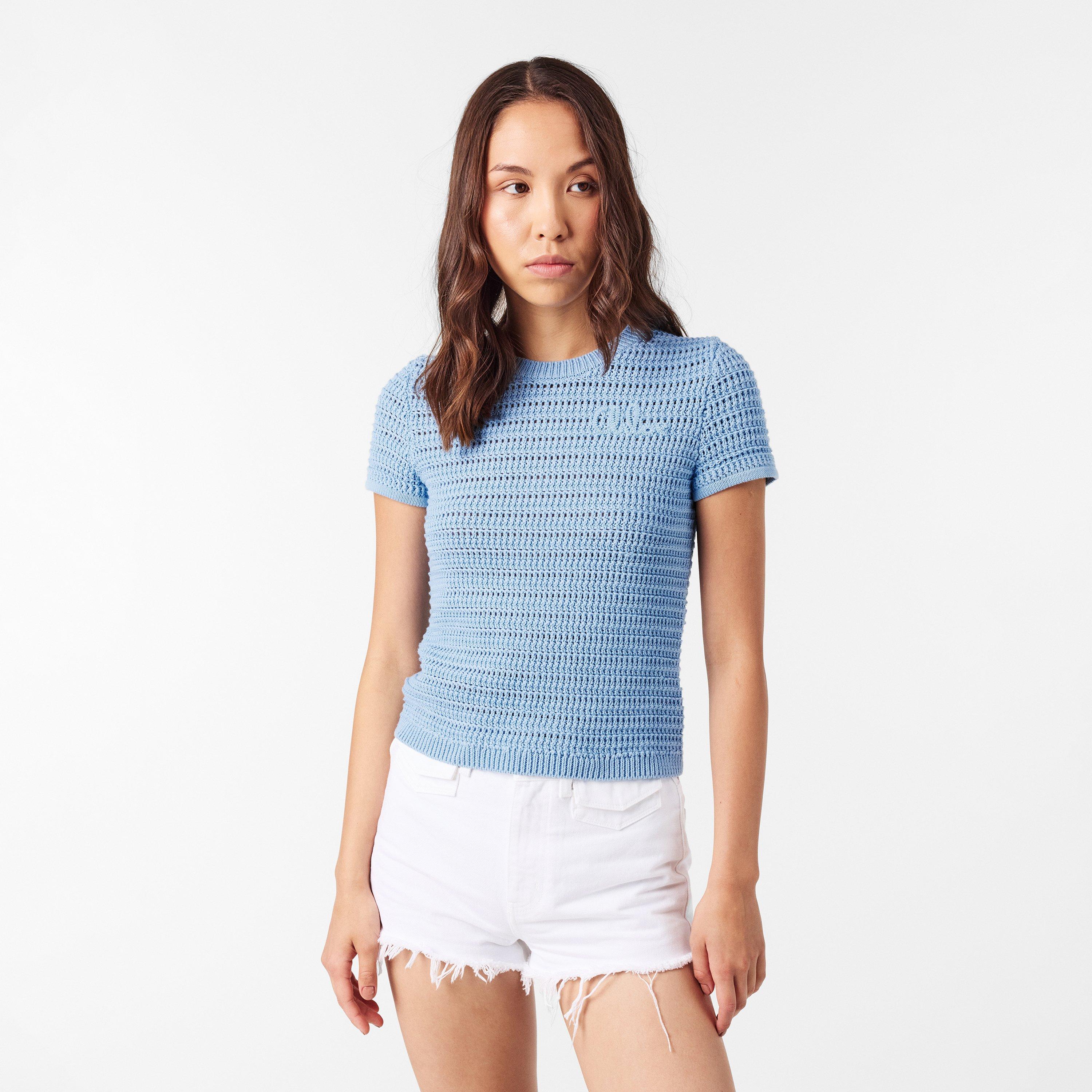 Softy Blue - Chloe - Women's Gentle Stretch Tailored Fit Baby Tee - 3