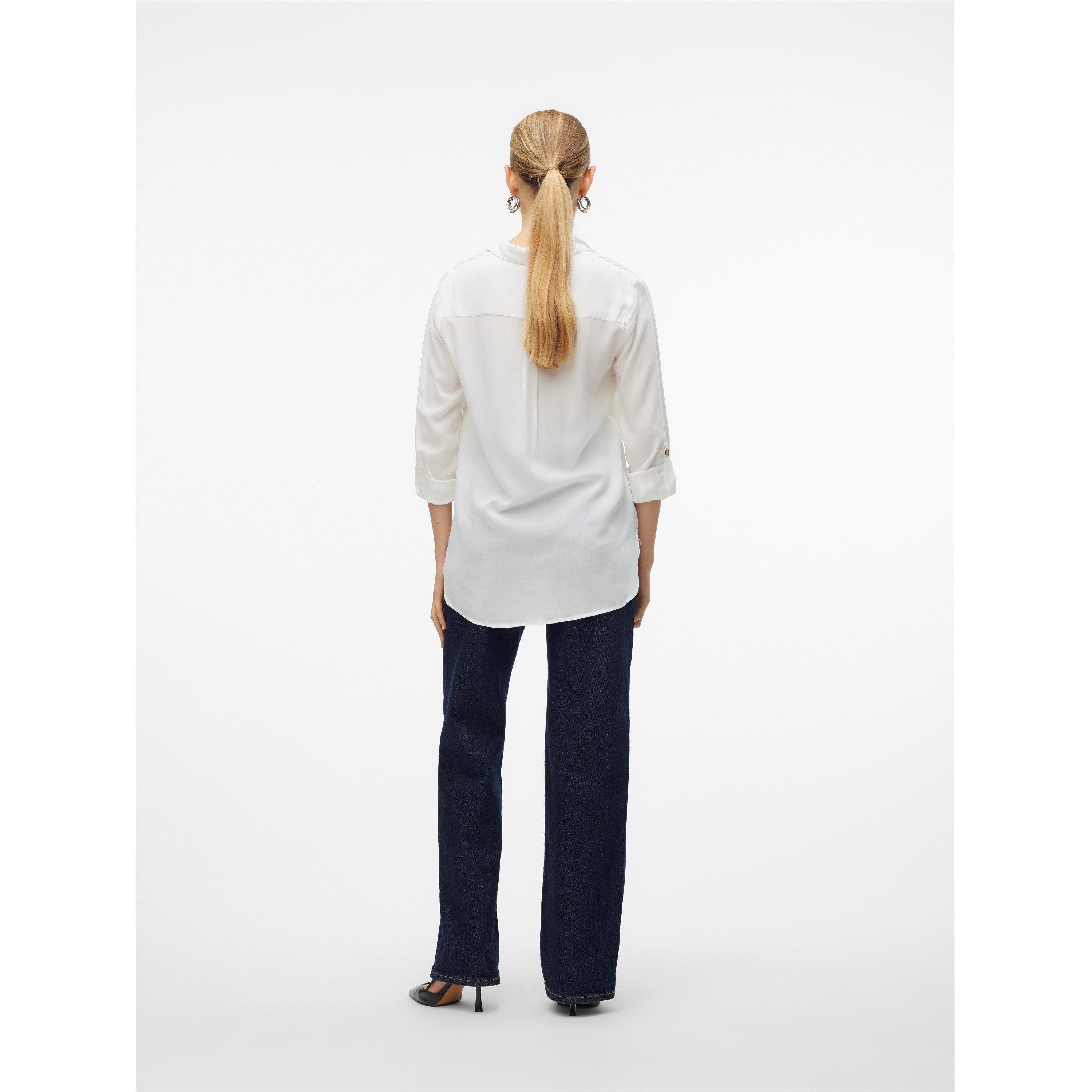 Snow White - Vero Moda - Women's Long-Sleeve Plain Shirt - 4