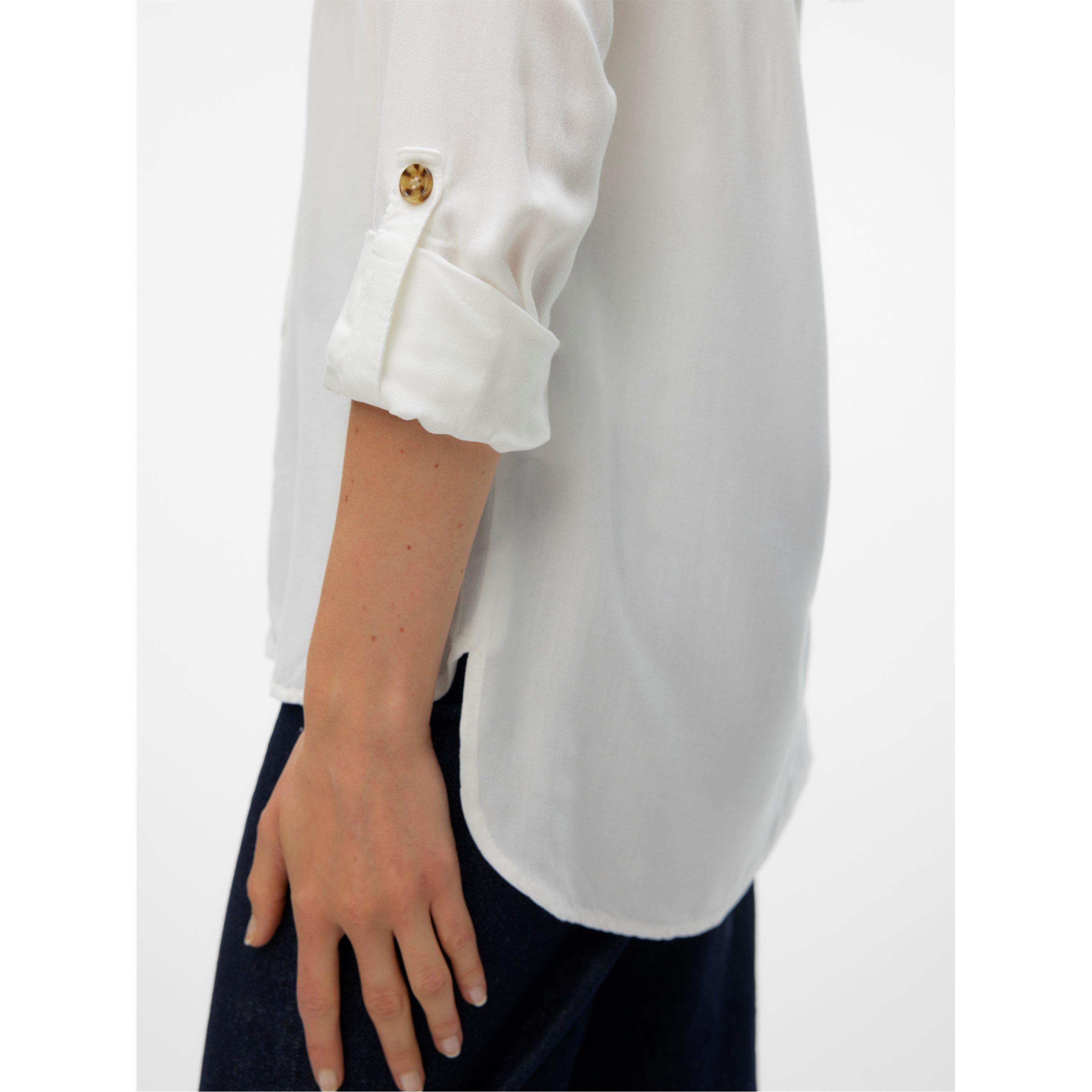 Snow White - Vero Moda - Women's Long-Sleeve Plain Shirt - 5