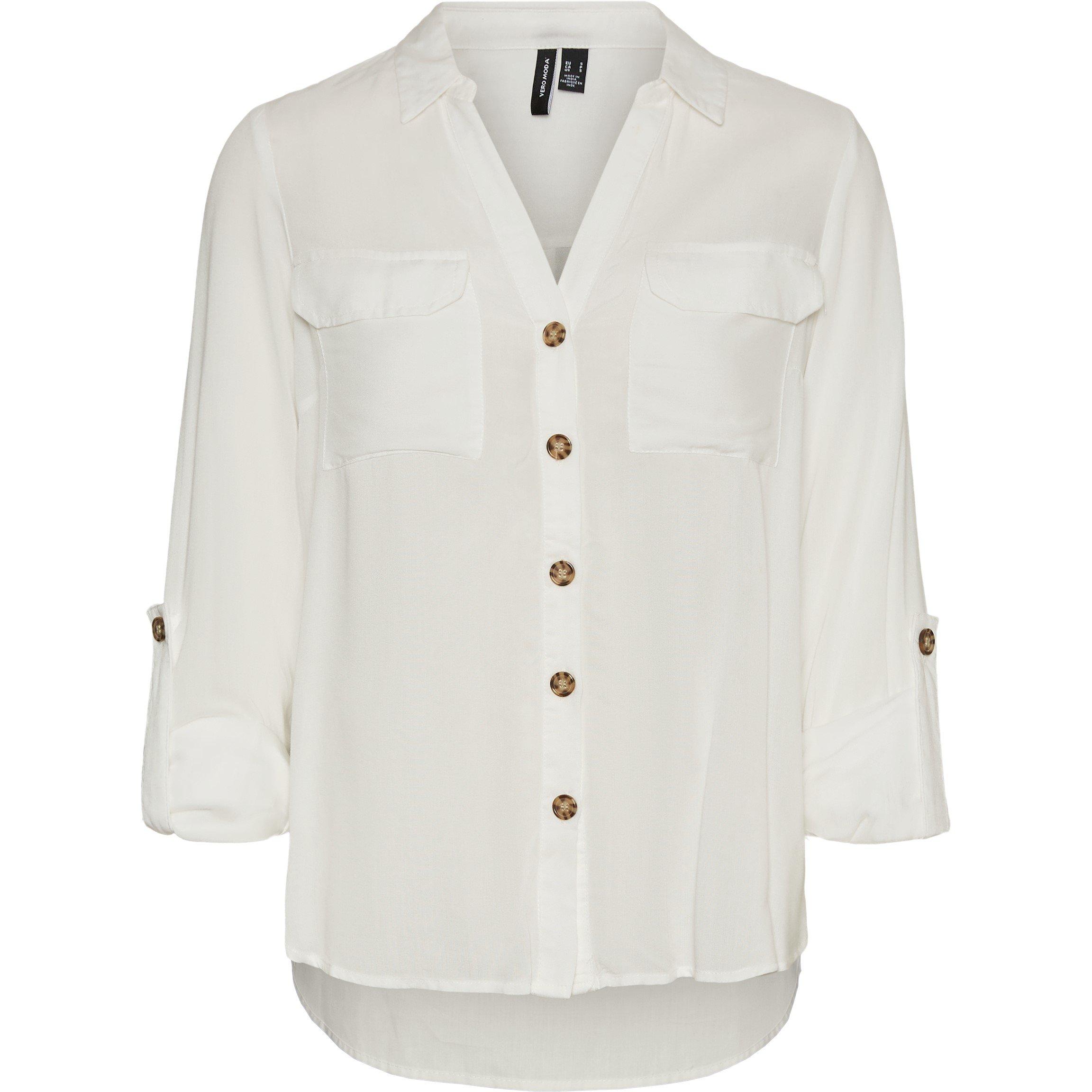 Snow White - Vero Moda - Women's Long-Sleeve Plain Shirt - 6