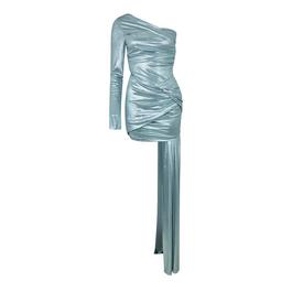 Off White One-Shoulder Dress