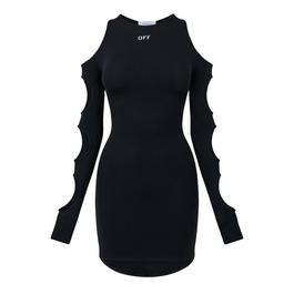 Off White Women's Cut Out Mini Dress
