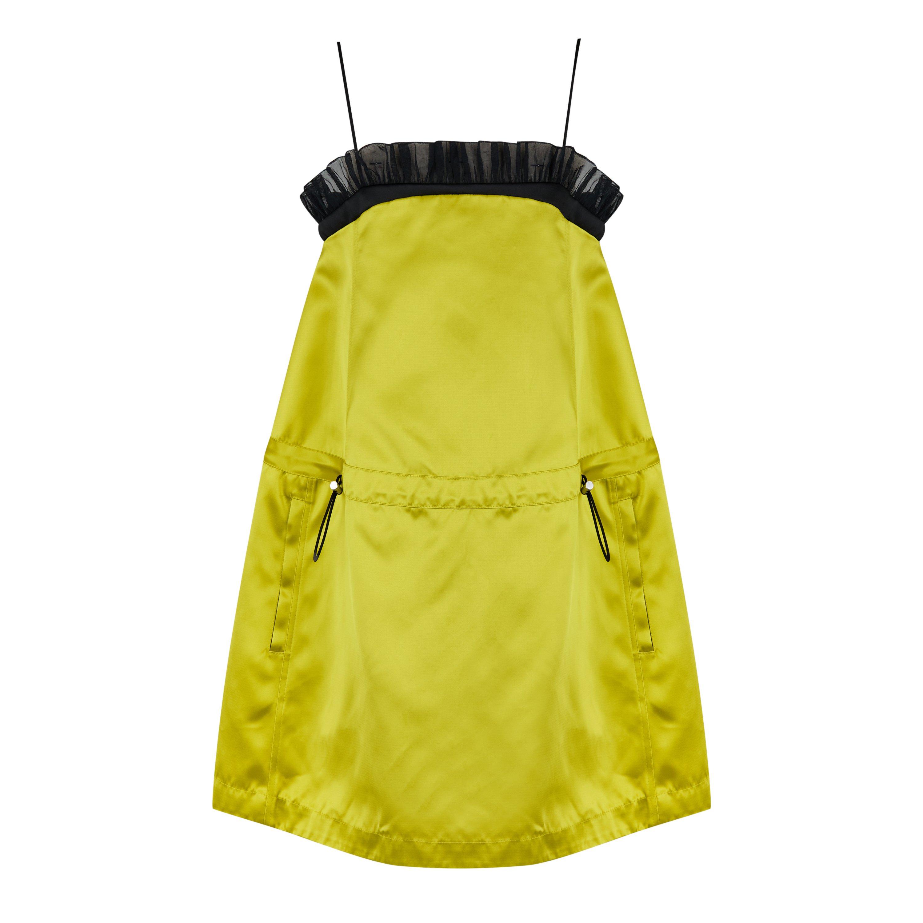 Olive - Off White - Women's Streamlined Contemporary Mini Dress - 1