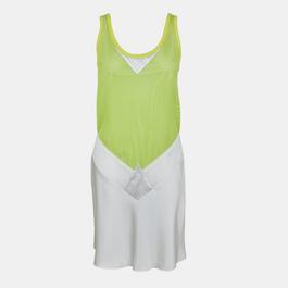 Off White Women's Lace Fishnet Dress