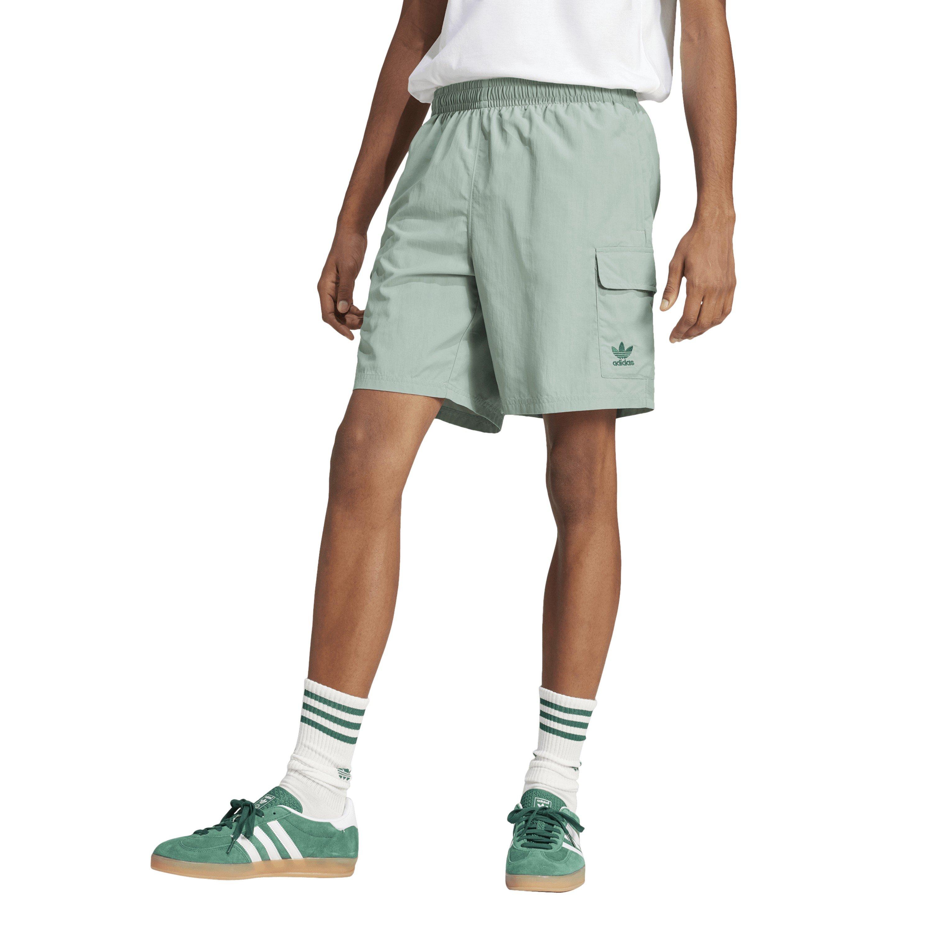 Silver Green - adidas Originals - Ess Wvn Short Sn99 - 2
