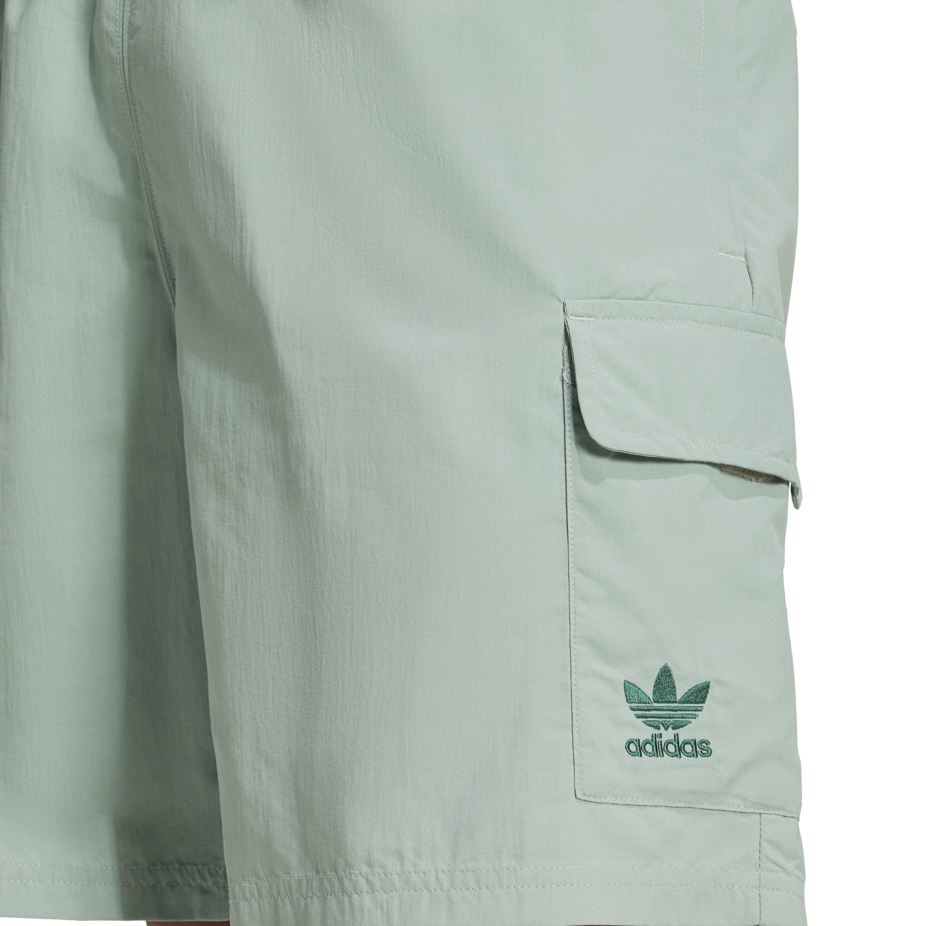 Silver Green - adidas Originals - Ess Wvn Short Sn99 - 4