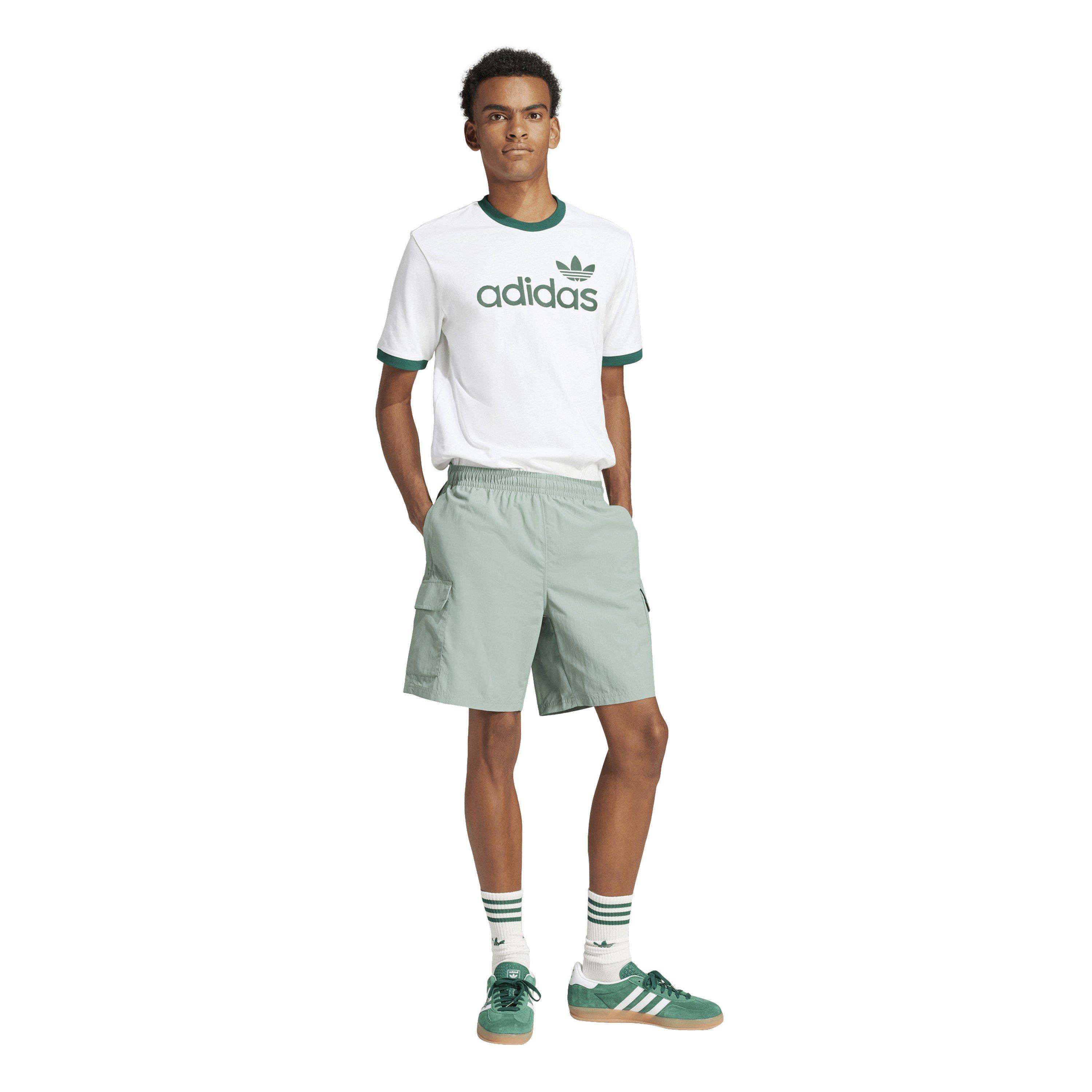 Silver Green - adidas Originals - Ess Wvn Short Sn99 - 6