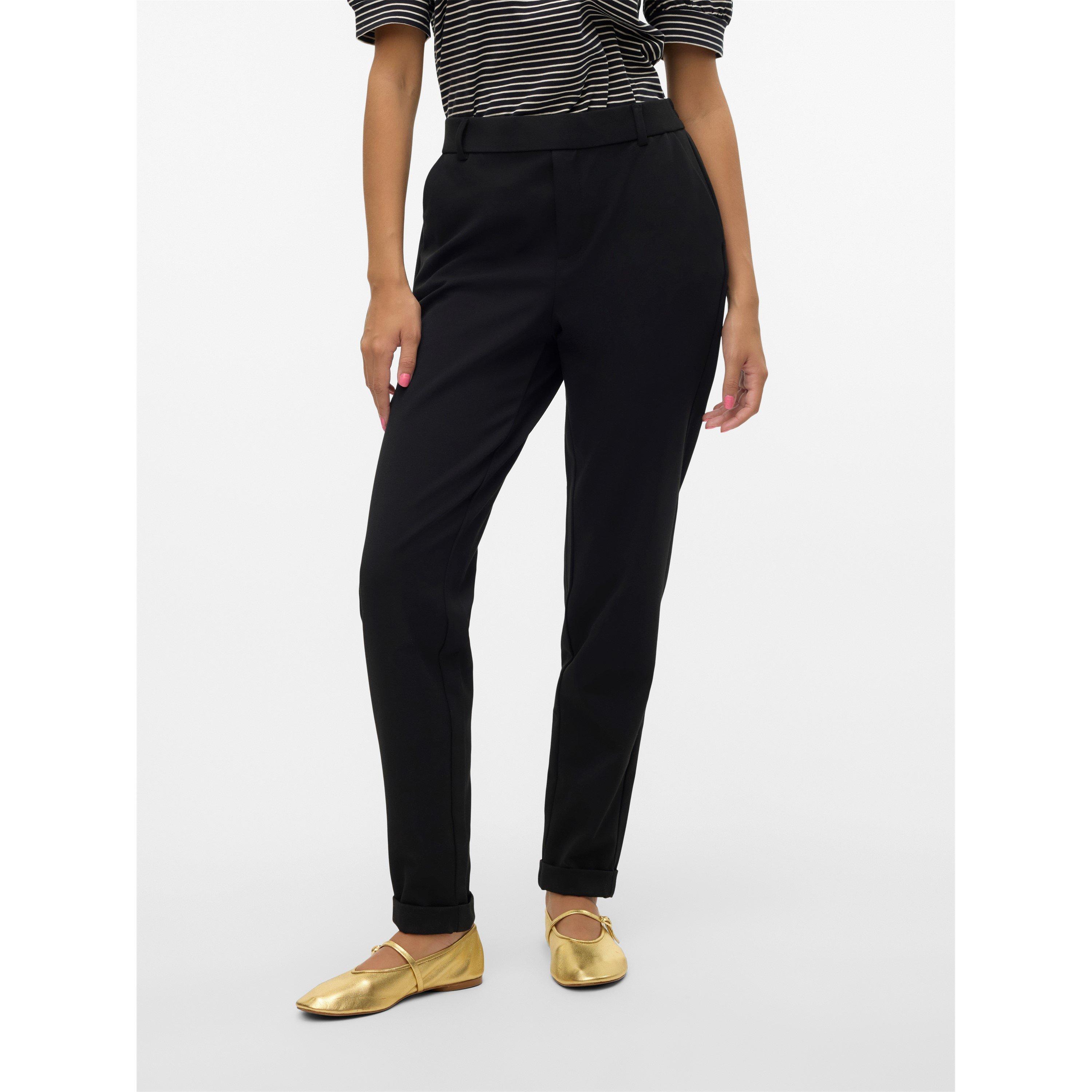Schwarz - Vero Moda - Maya Solid Colour Tailored Trousers - 2