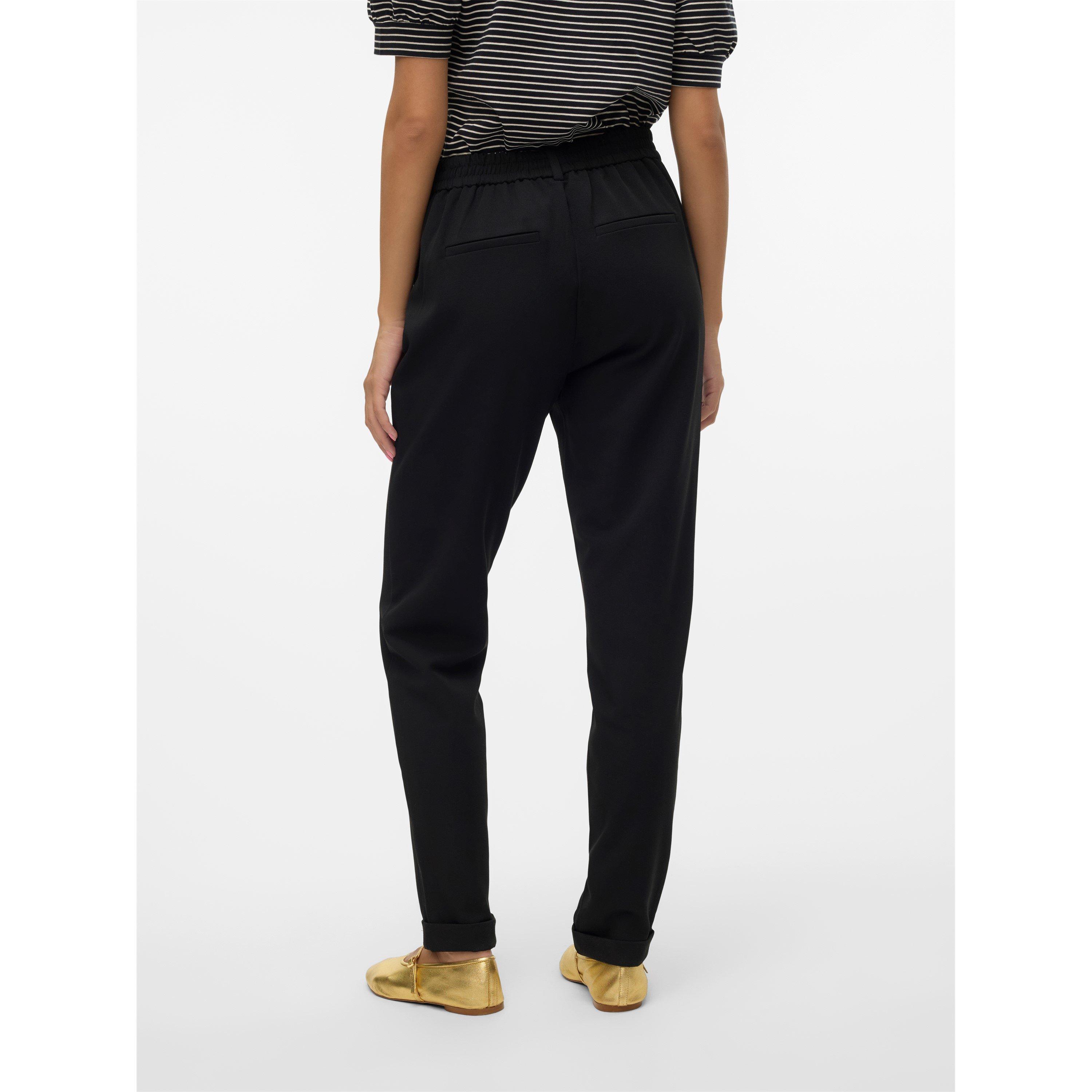 Schwarz - Vero Moda - Maya Solid Colour Tailored Trousers - 4