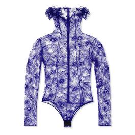 Off White Women's Flower Lace Bodysuit