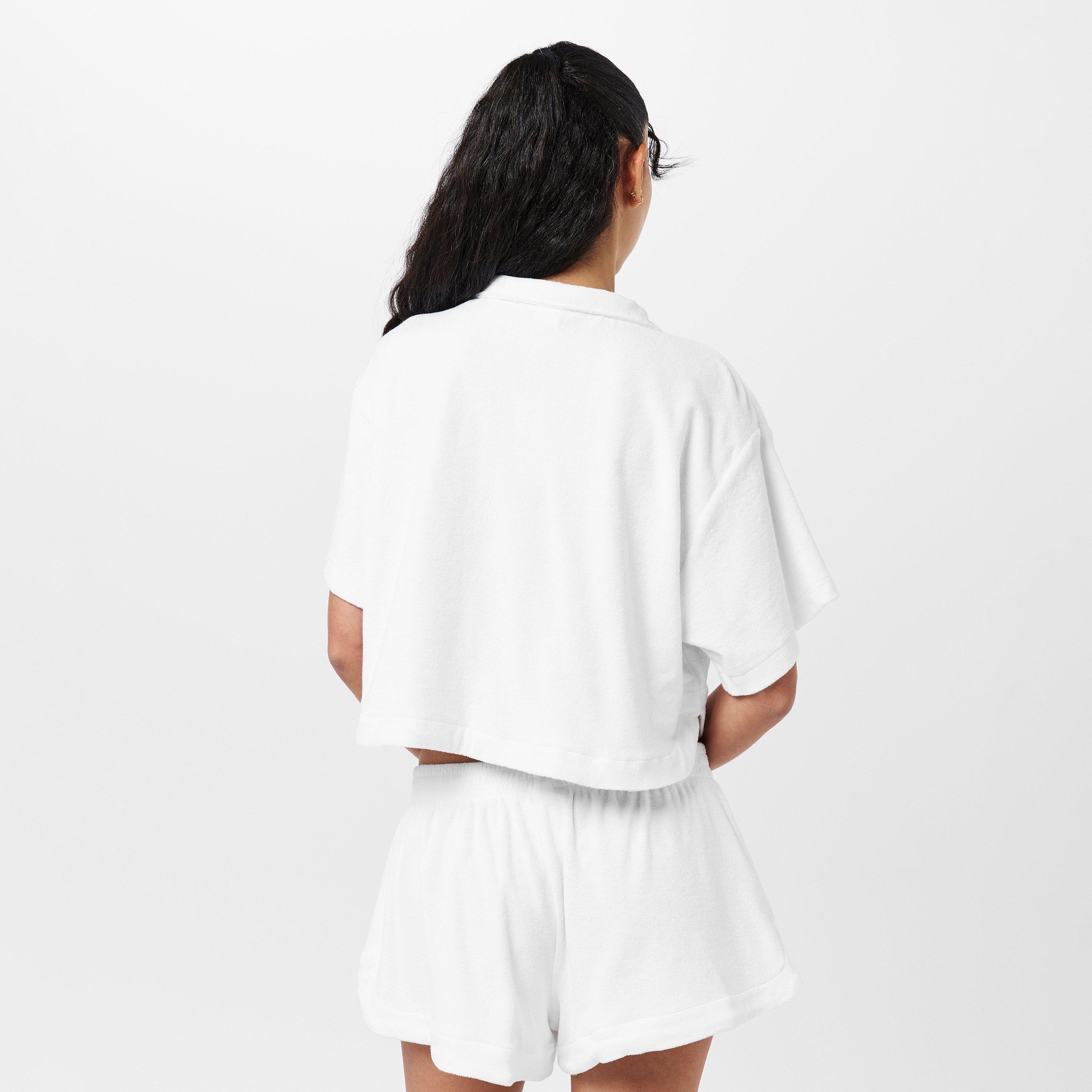 White - Polo Ralph Lauren - Women's Shirred Ring Front Beach Shorts - 4