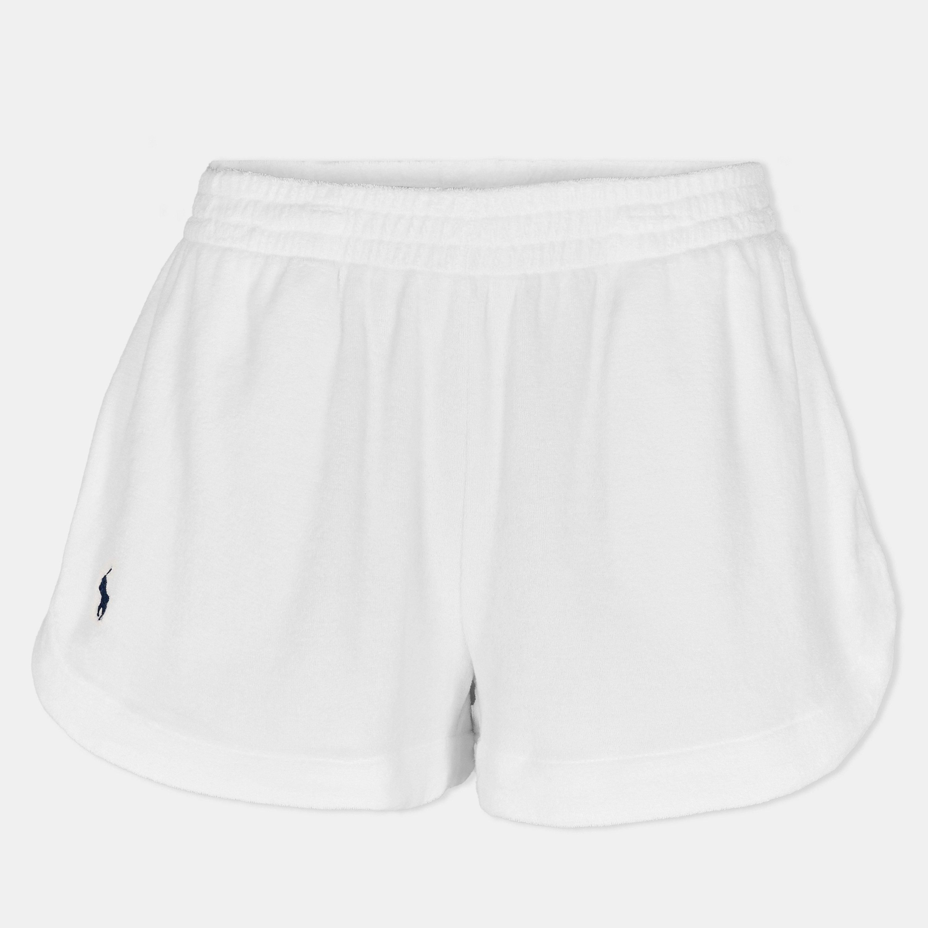 White - Polo Ralph Lauren - Women's Shirred Ring Front Beach Shorts - 7