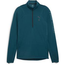 Puma Puma M Seasons Ls 1/4 Zip Polypropylene R Fleece Mens