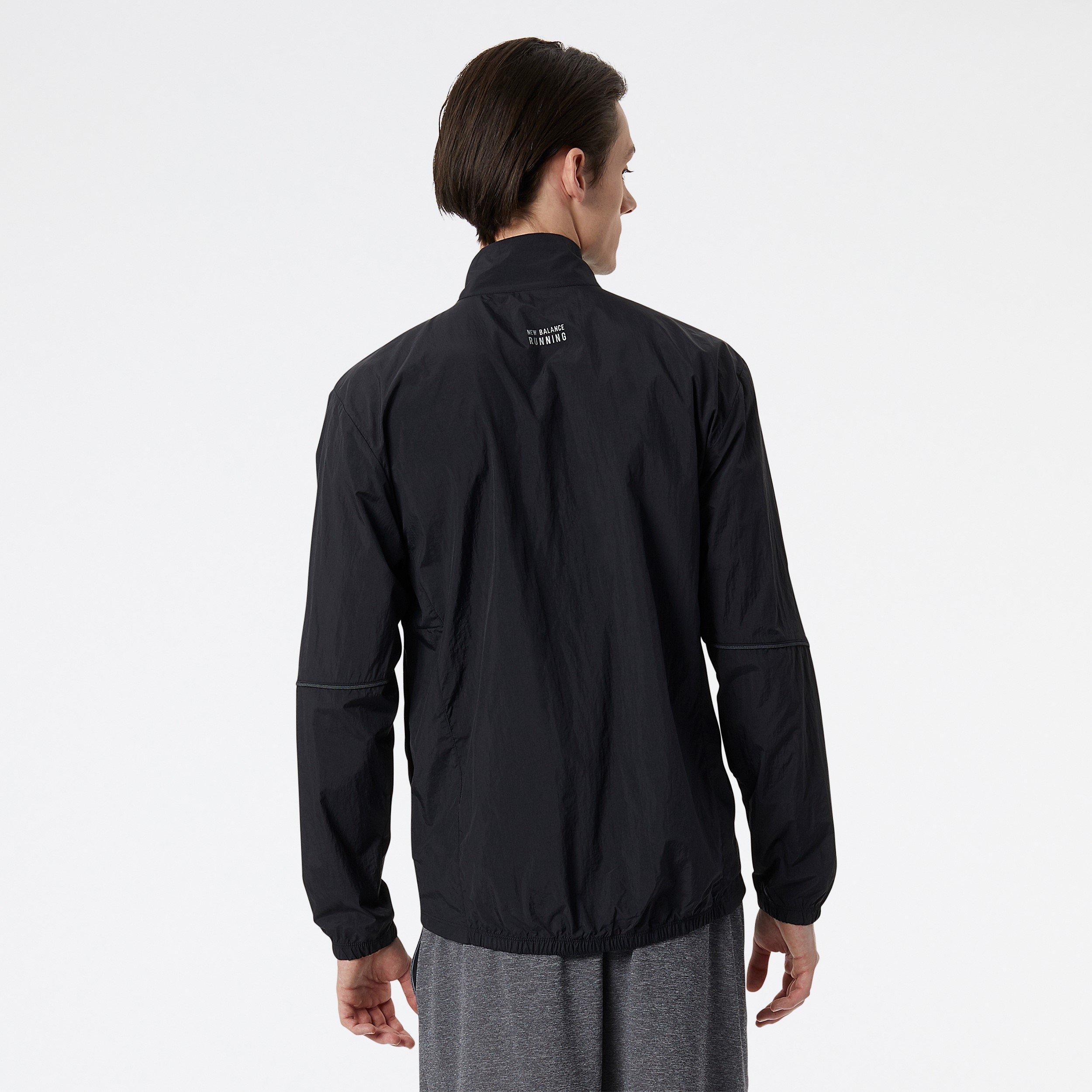 Preto - New Balance - Balance Impact Run Jacket Mens - 4