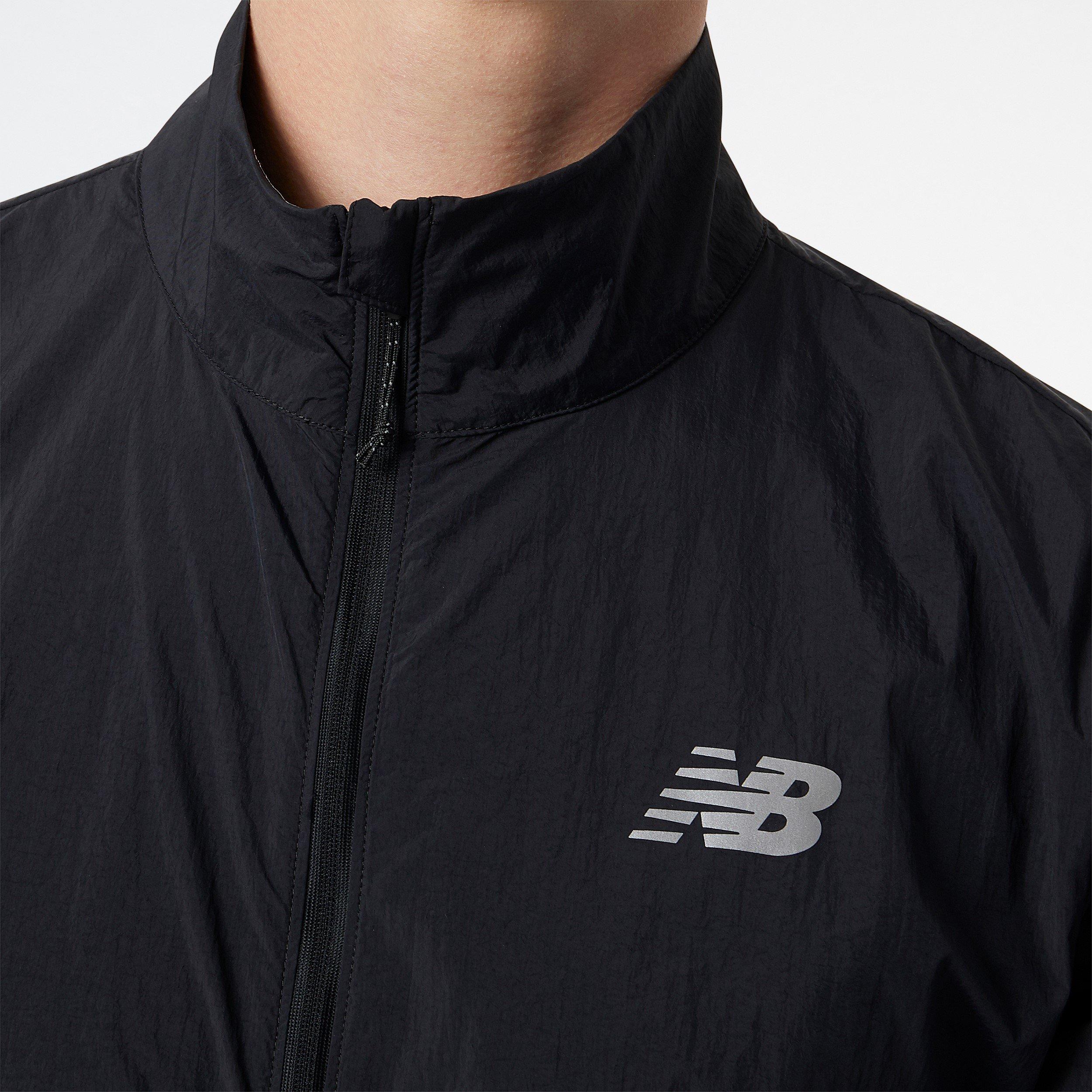 Preto - New Balance - Balance Impact Run Jacket Mens - 5