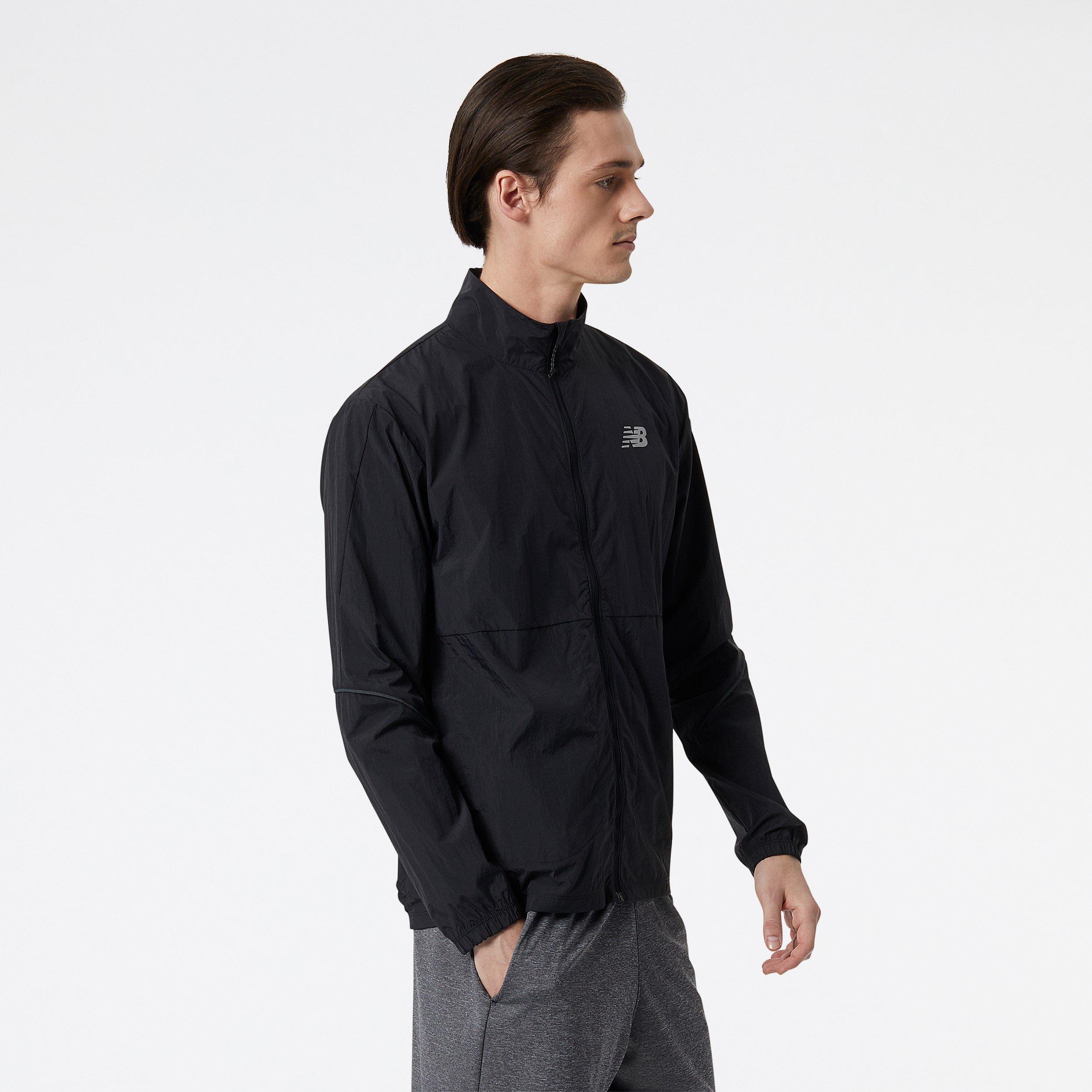 Preto - New Balance - Balance Impact Run Jacket Mens - 6