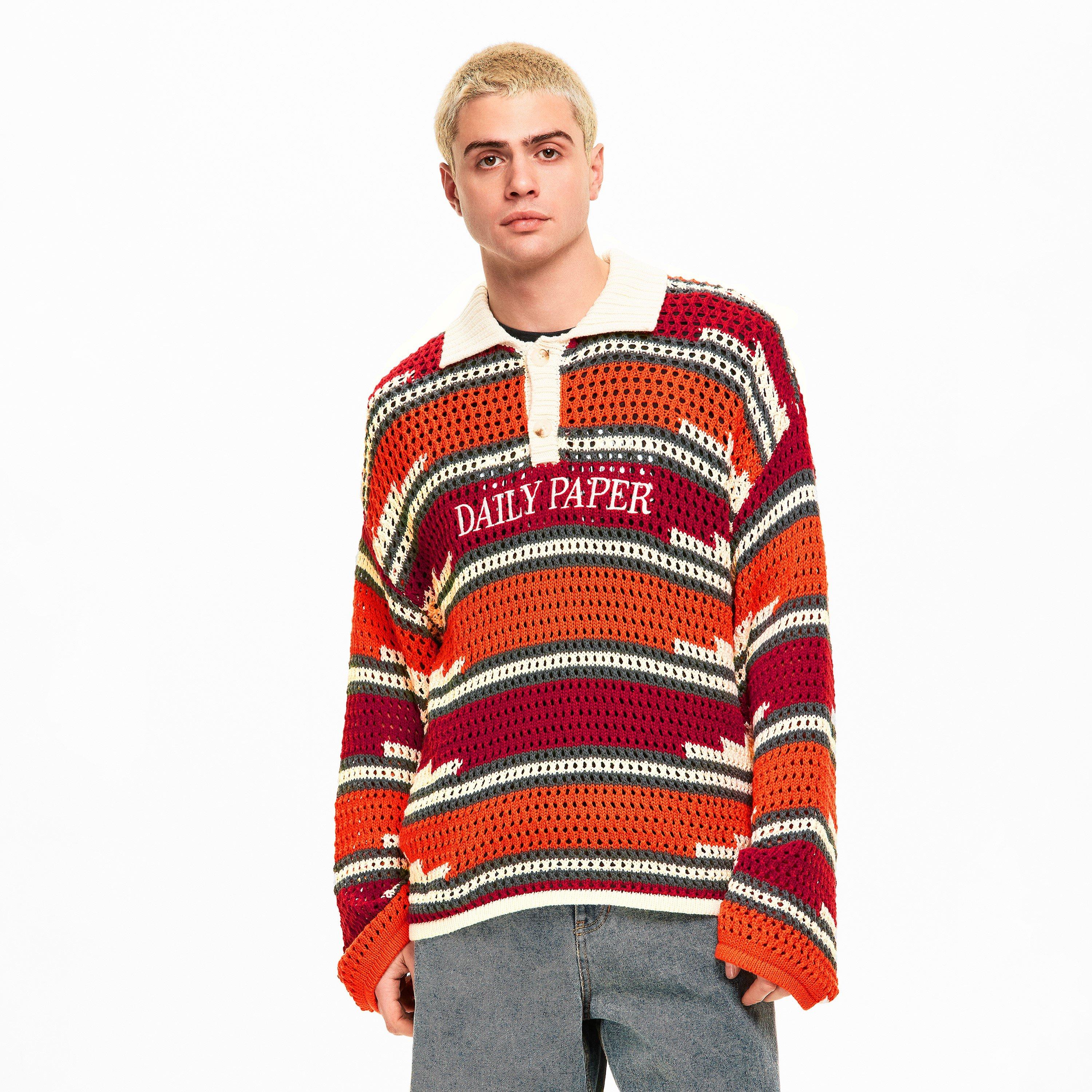 Haute Red - Daily Paper - Men's Kente Knitted Top - 3