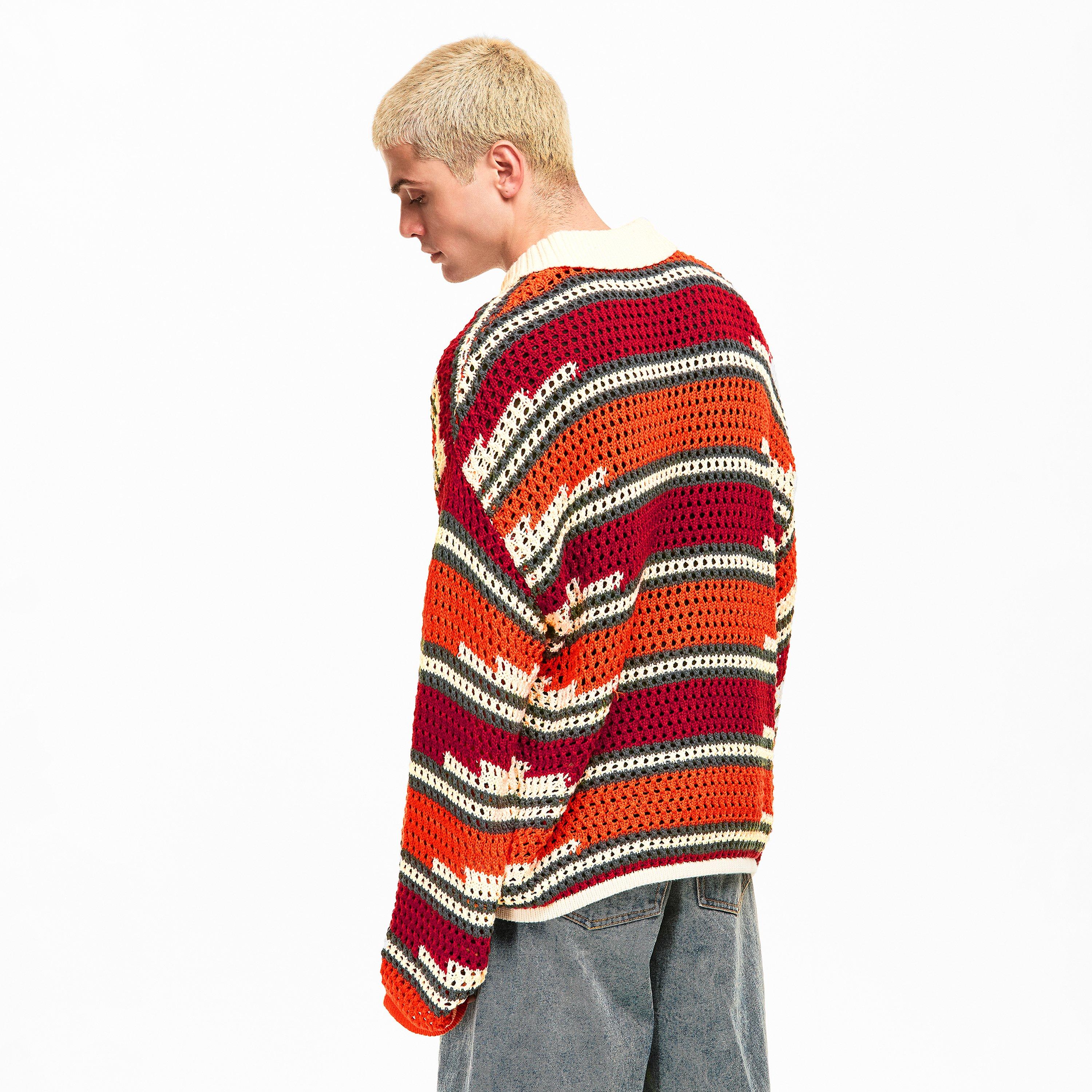 Haute Red - Daily Paper - Men's Kente Knitted Top - 4