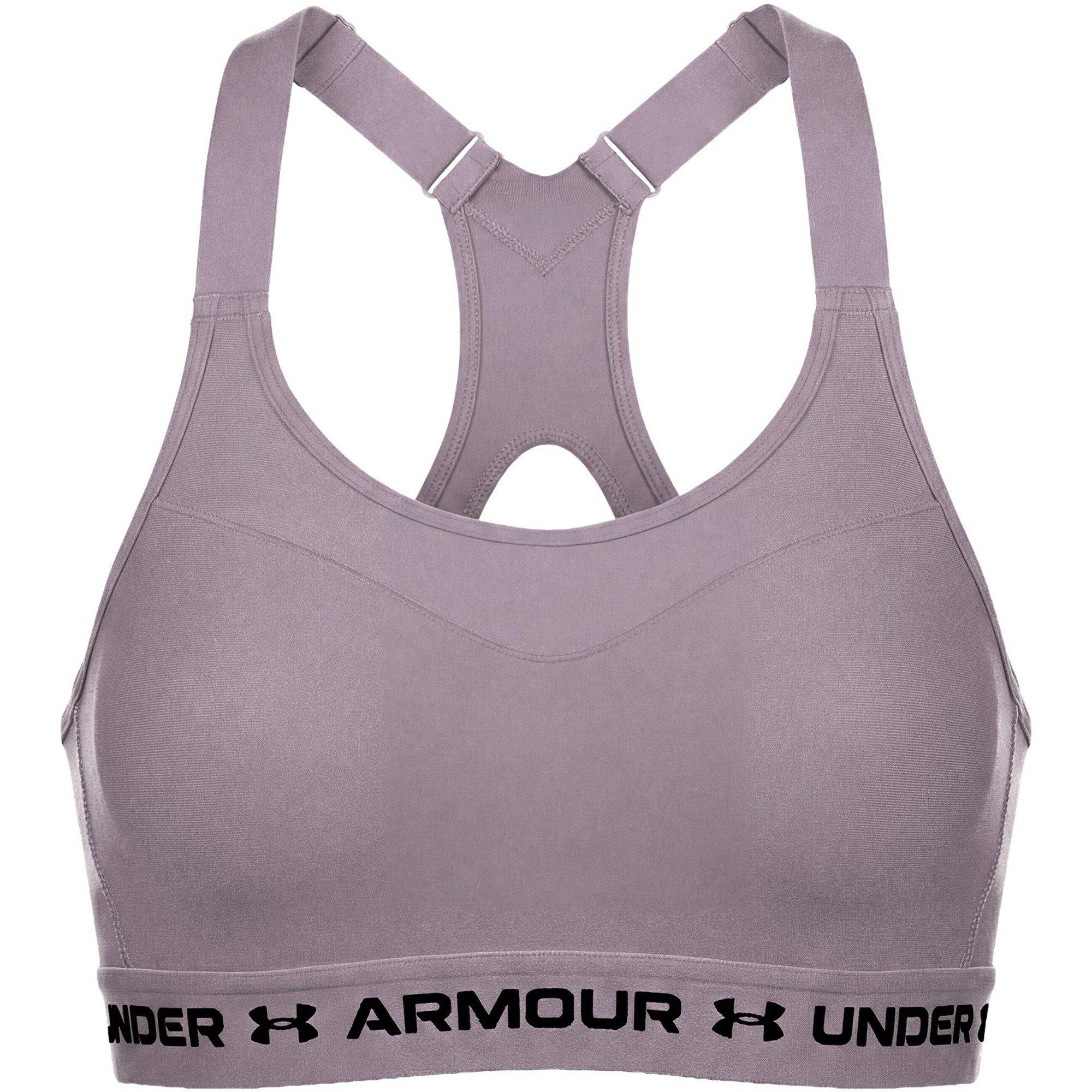 Gray Dawn/Black - Under Armour - UA High Crossbck Bra Ld62 - 1