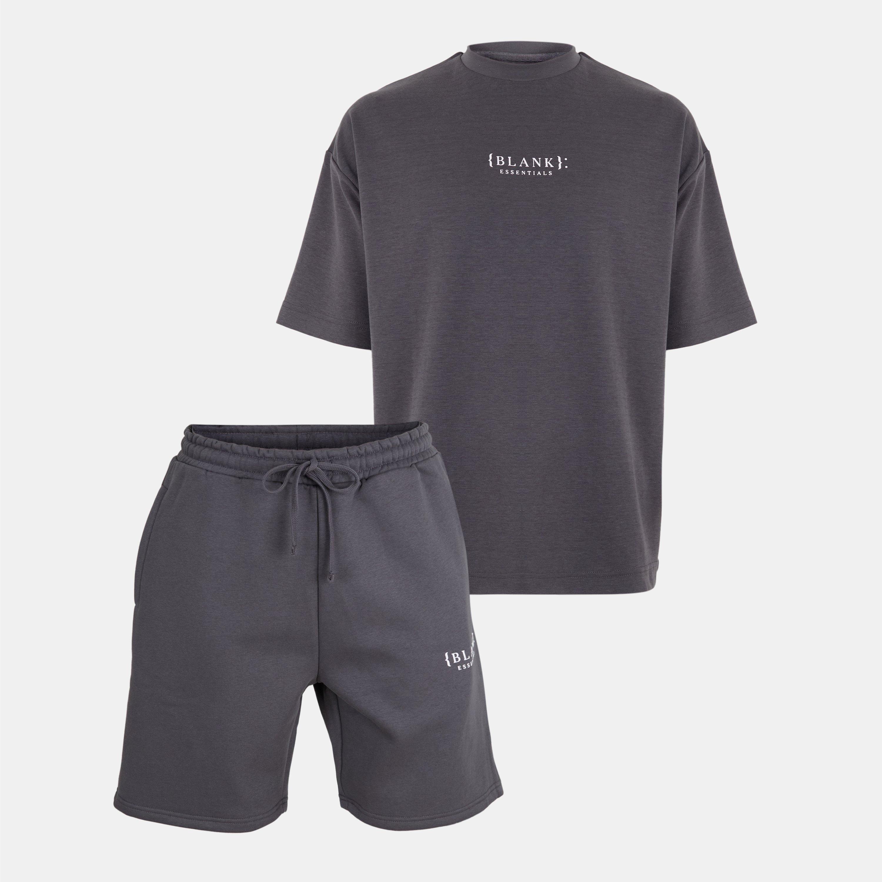 Blank Essentials Puff Print T-shirt Short Set