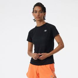 New Balance running shoe-care man Shirt met lange mouwen en print in wit