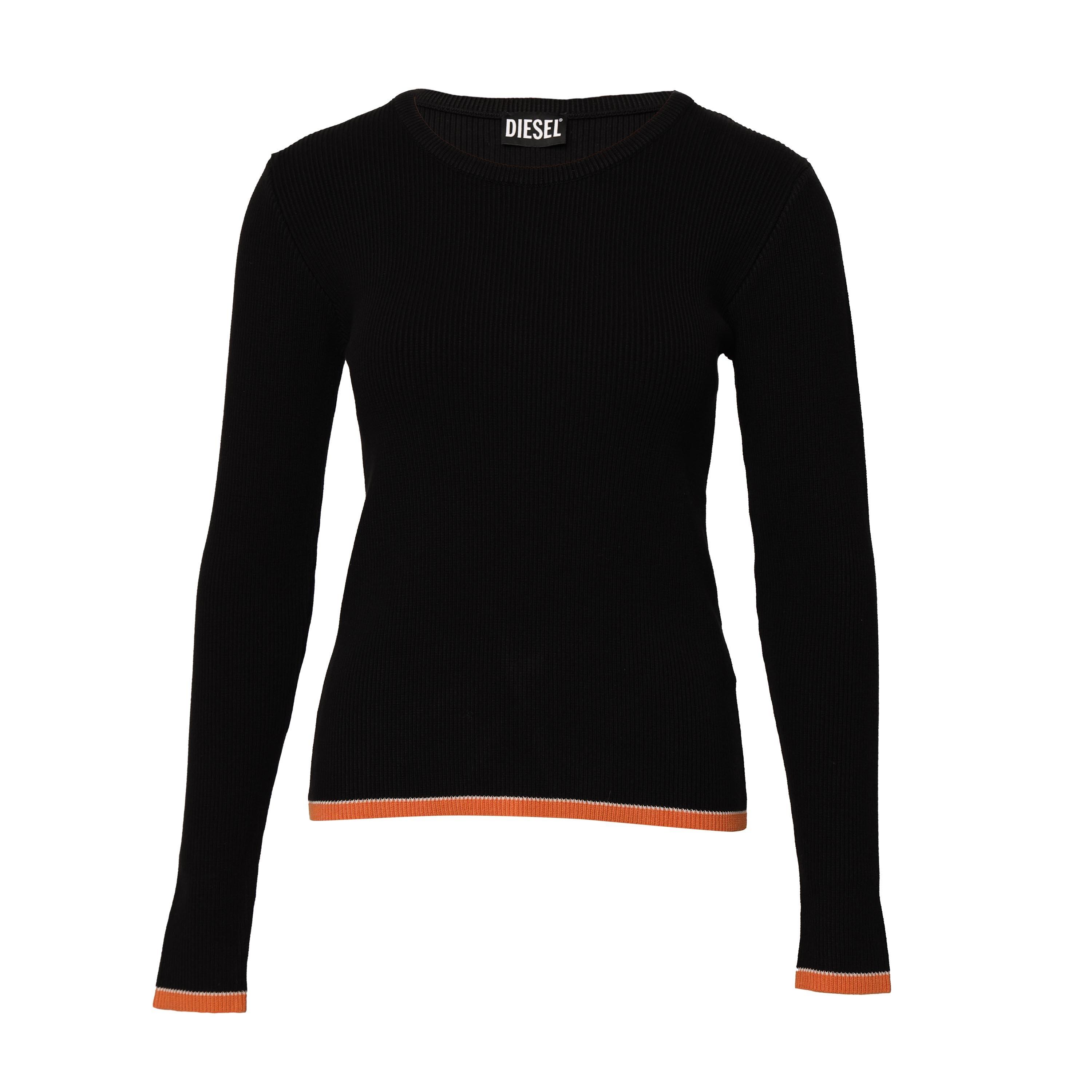 Black - Diesel - Women's Arinne Maglia Knitted Hoodie - 1