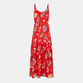 Yumi Floral Strappy Maxi Dress
