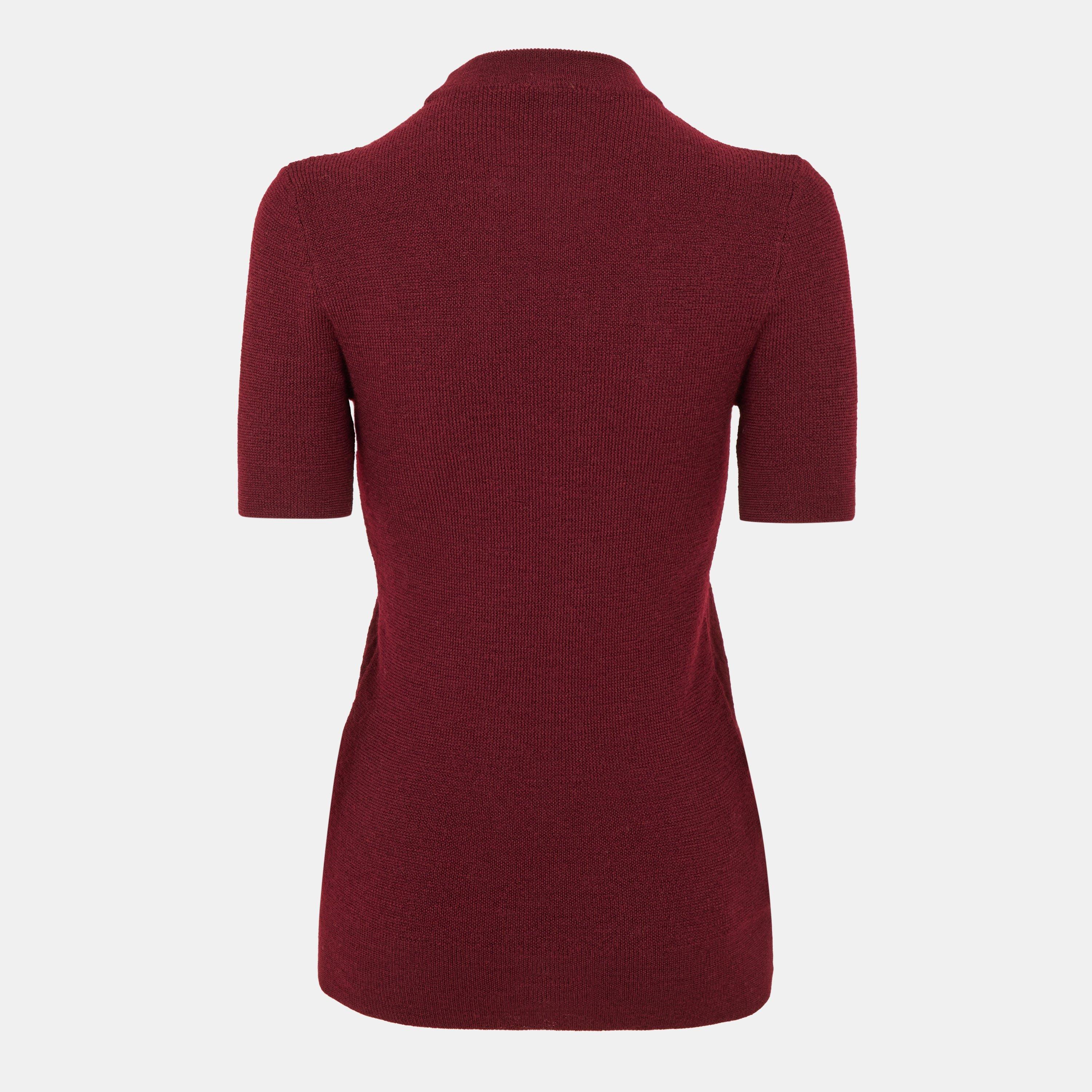 Amaranto - Prada - Women's Crew Neck Jumper - 2