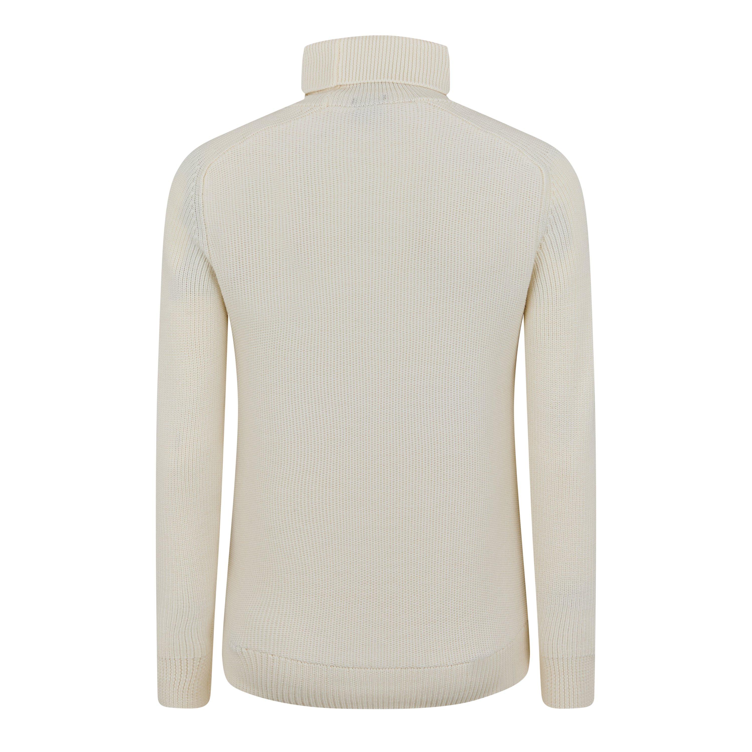 Open White - Boss - Men's Roll Neck Sweater - 2
