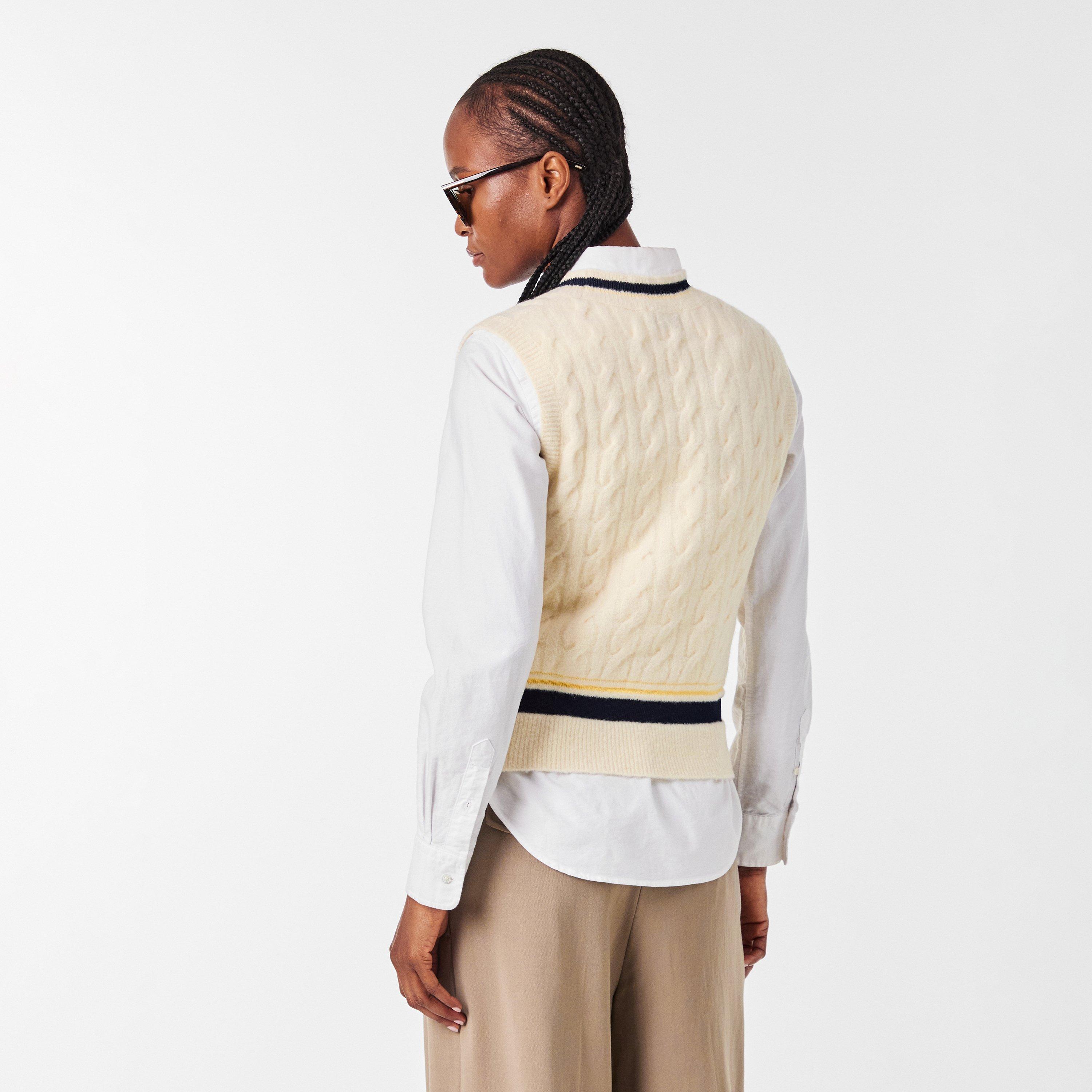 Lacoste Women's Knitted Sweater Vest | USC