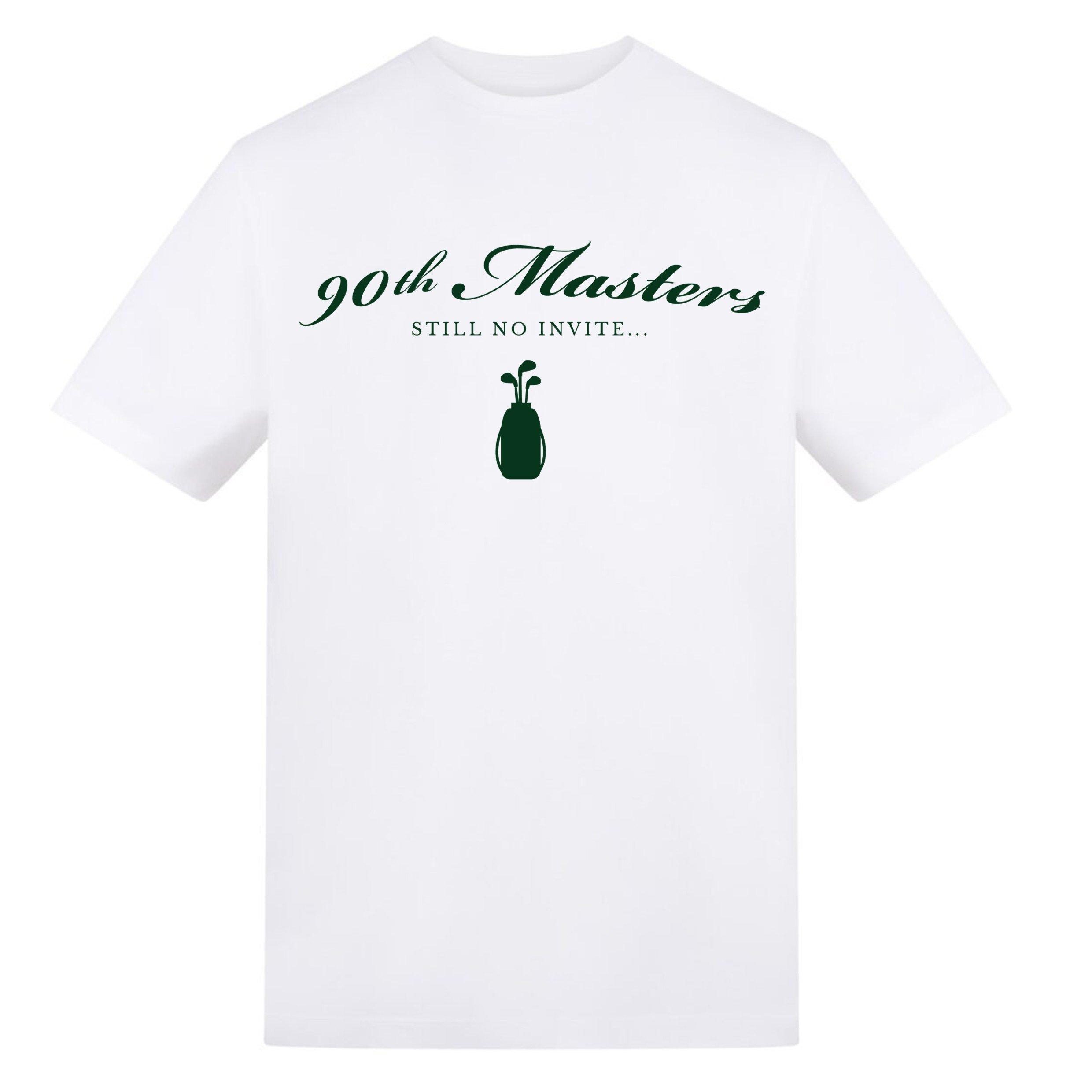 90th - AWD - Adults Printed Golf Masters Tee