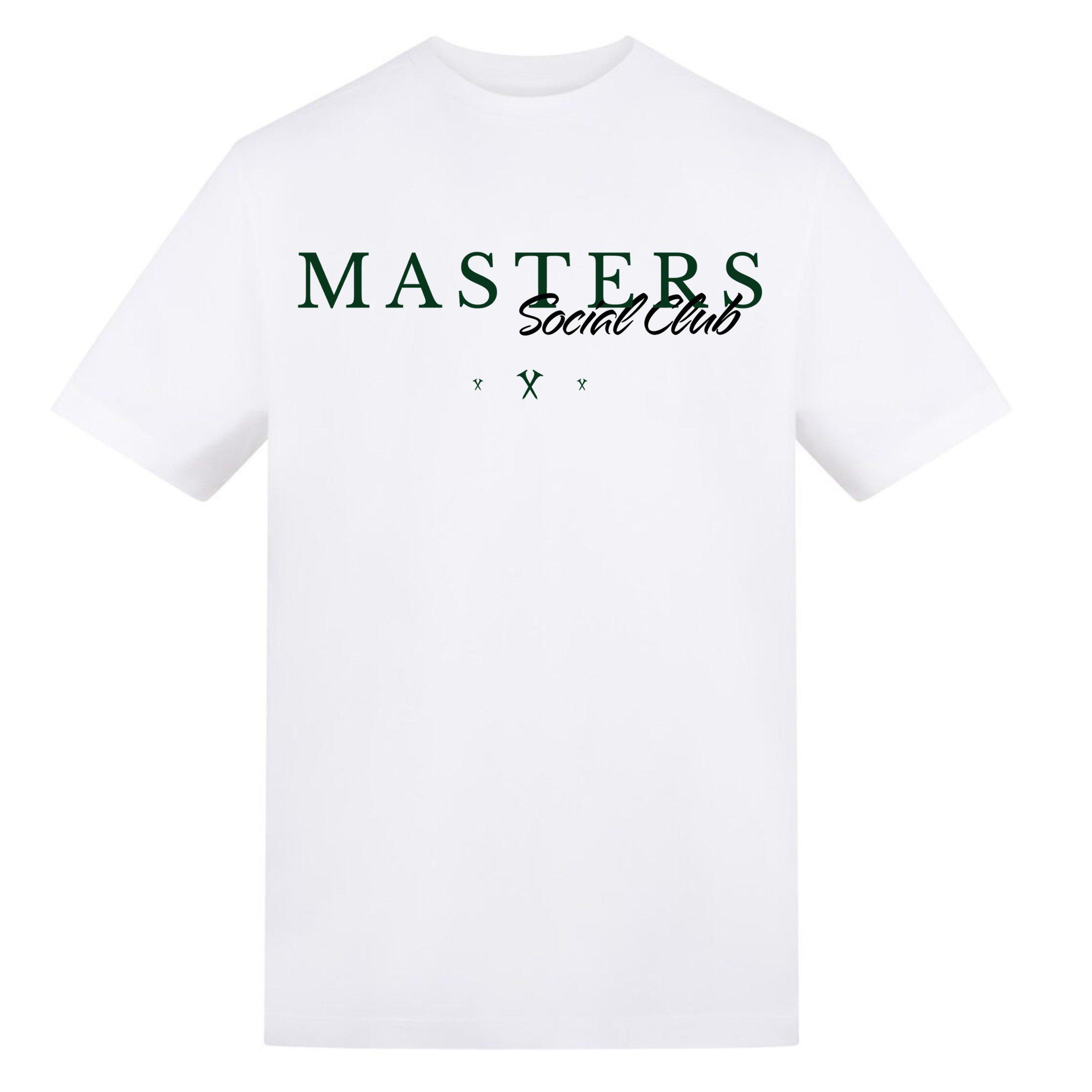 Adults Printed Golf Masters Tee