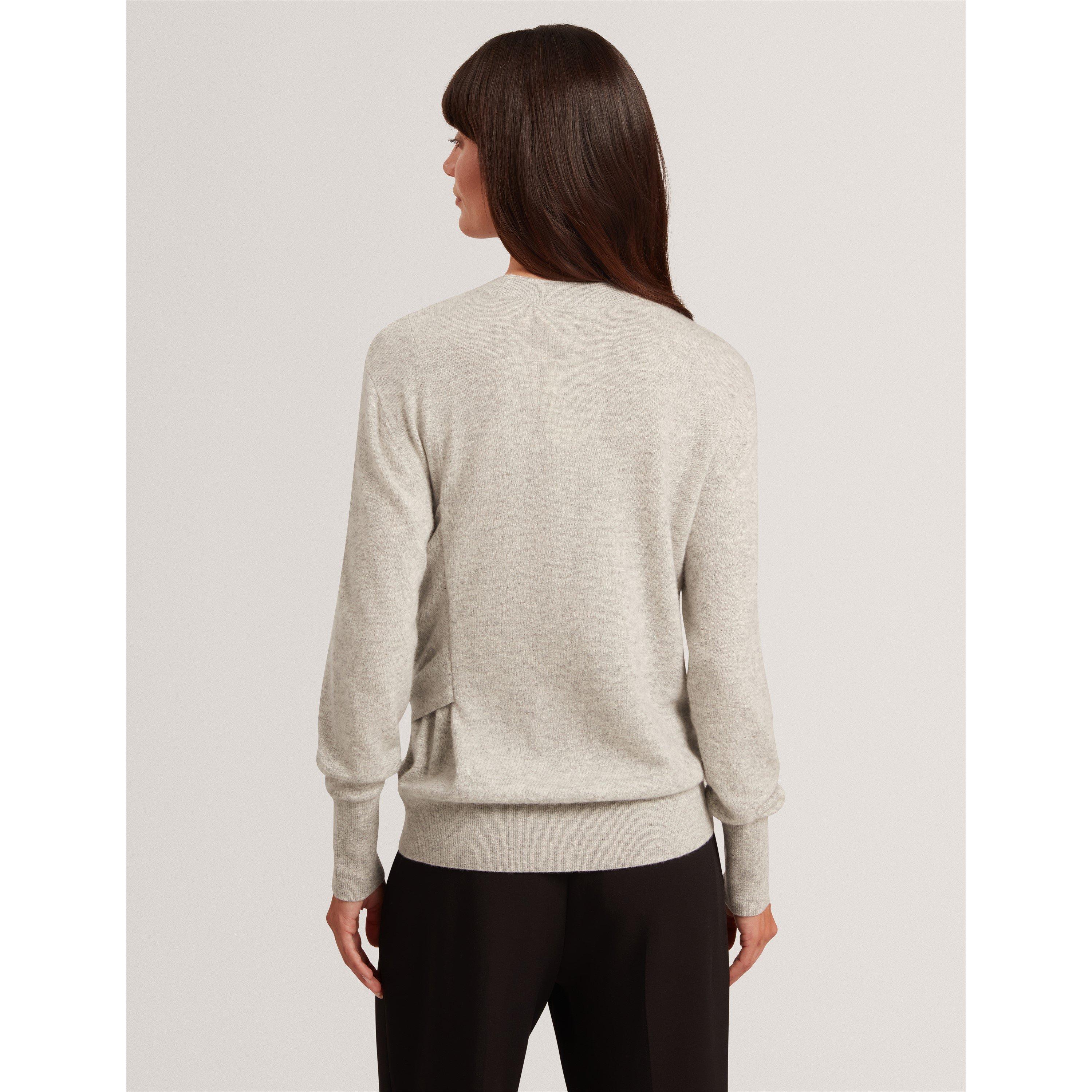Grijs-Marl - Ted Baker - Ted Drape Jumper Ld64 - 5