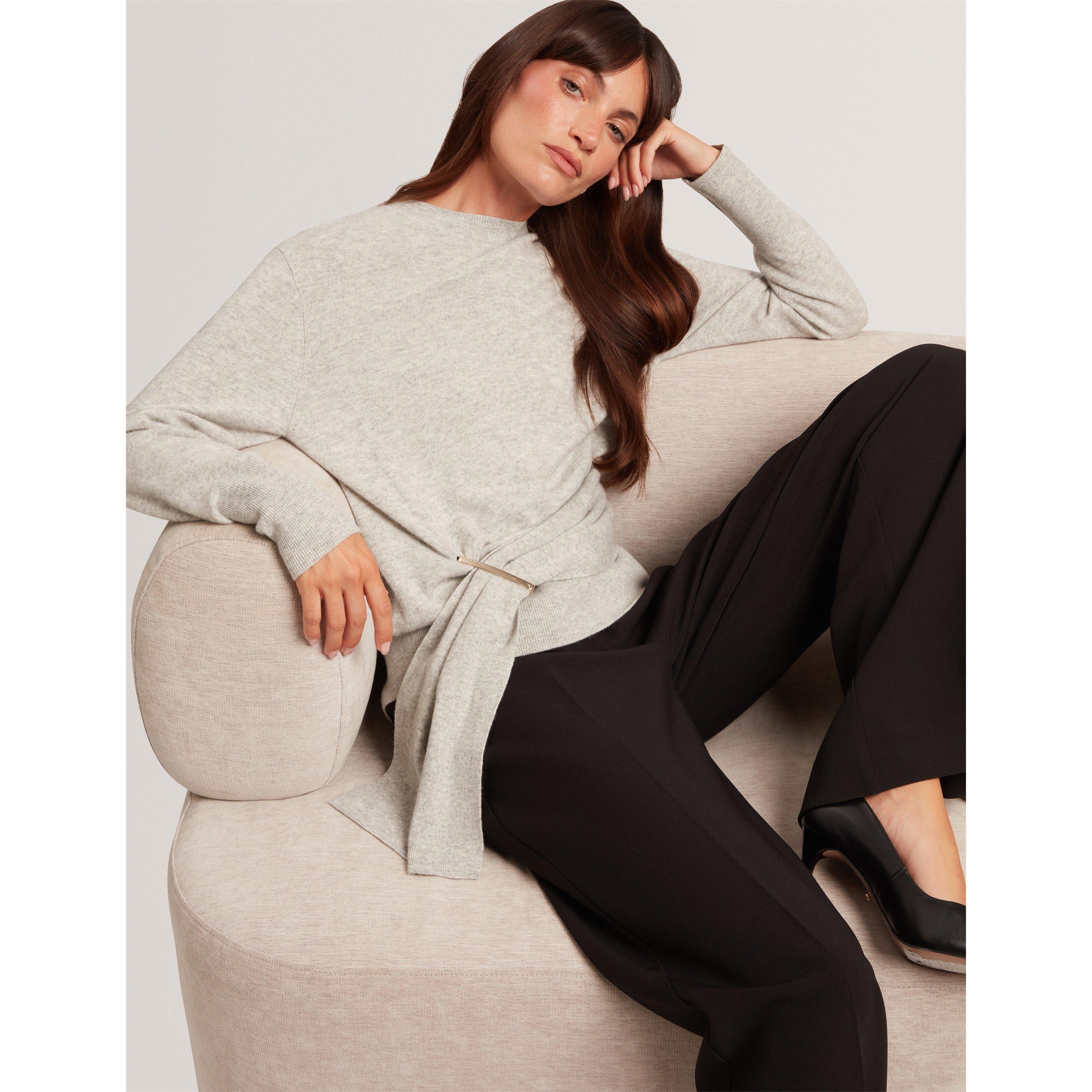 Grijs-Marl - Ted Baker - Ted Drape Jumper Ld64 - 6